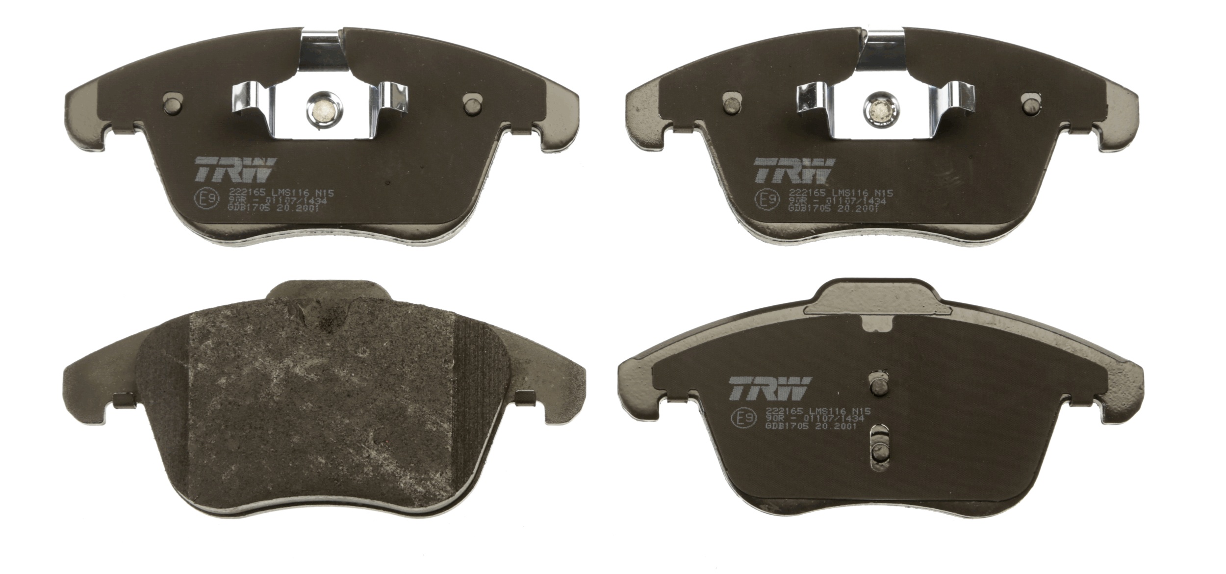 Brake Pad Set, disc brake - GDB1705 TRW