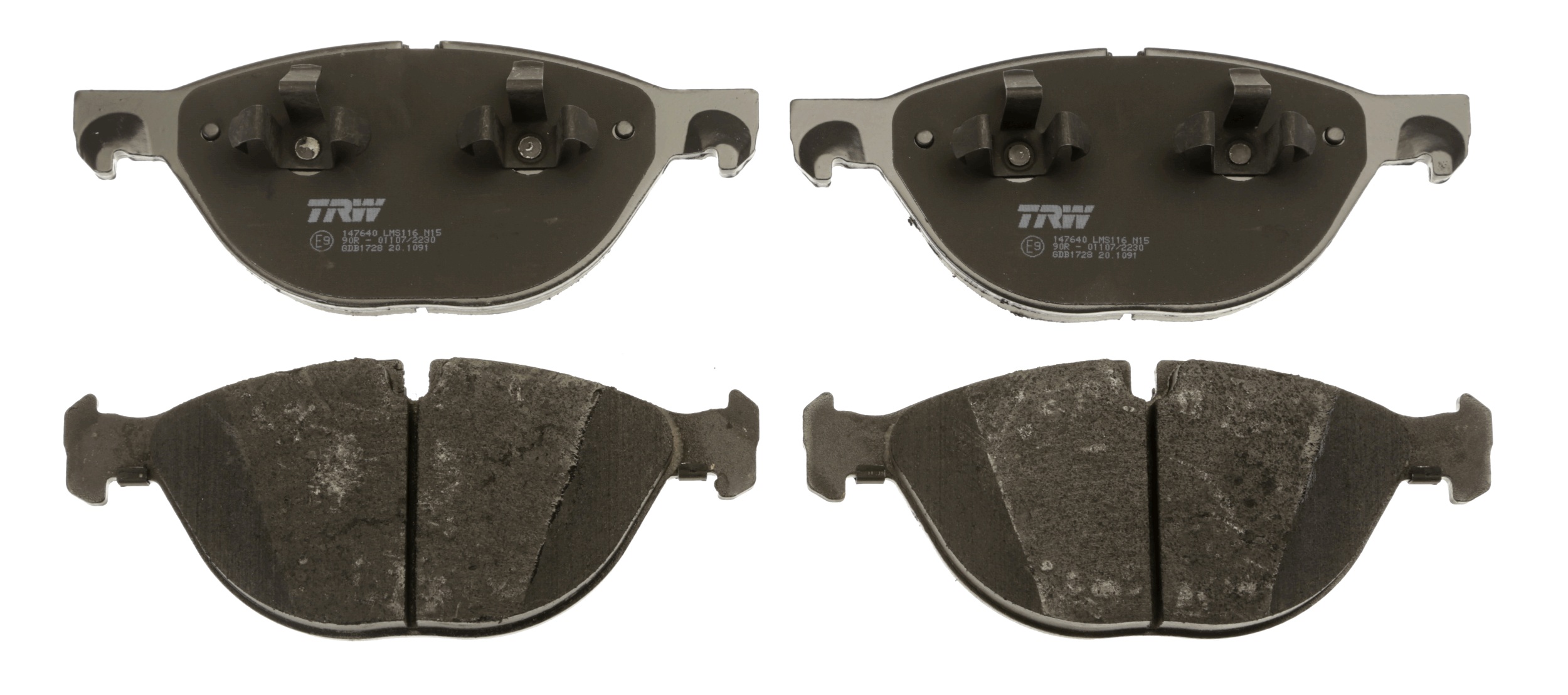 Brake Pad Set, disc brake - GDB1728 TRW
