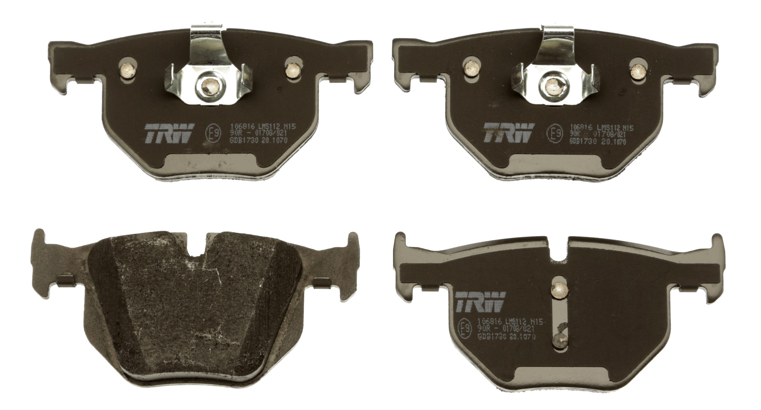 Brake Pad Set, disc brake - GDB1730 TRW