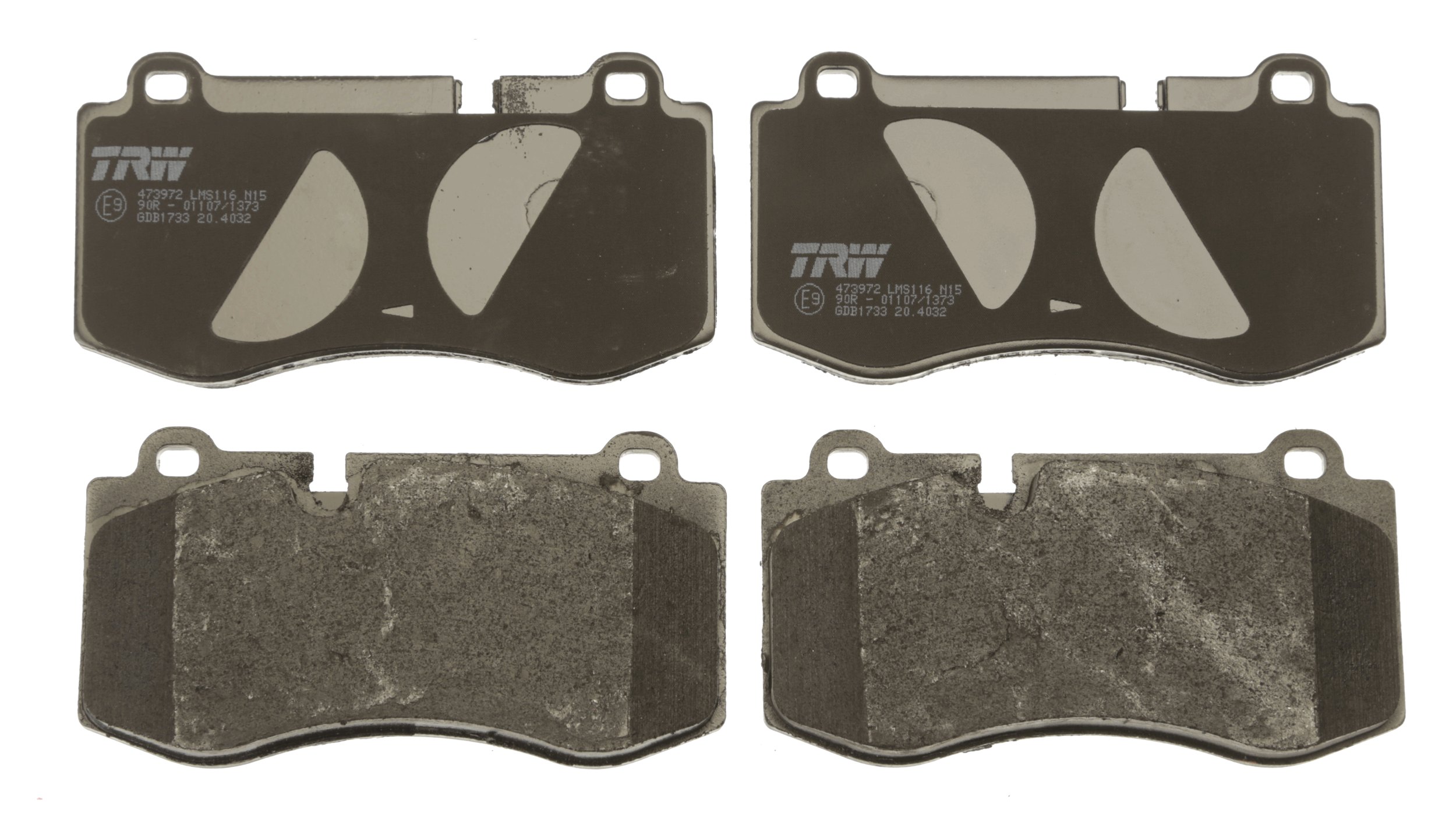 Brake Pad Set, disc brake - GDB1733 TRW