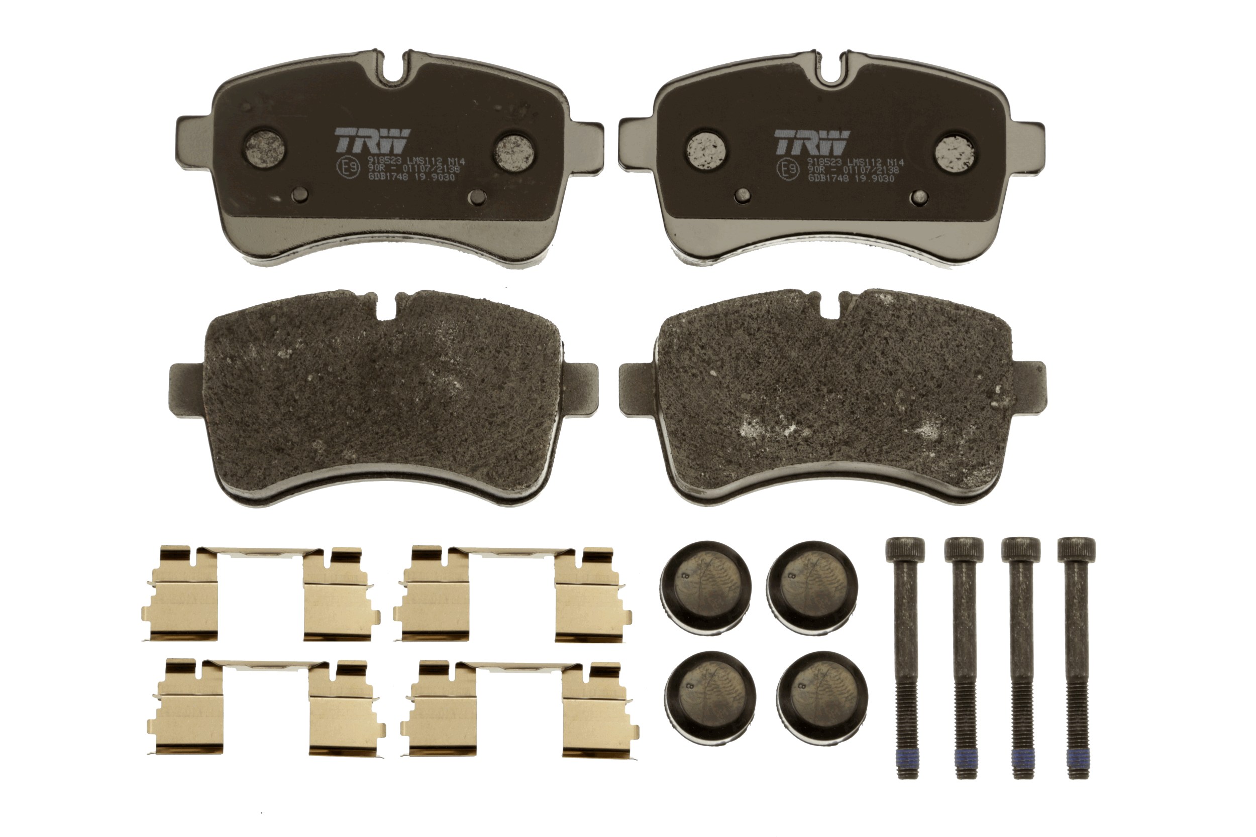 Brake Pad Set, disc brake - GDB1748 TRW