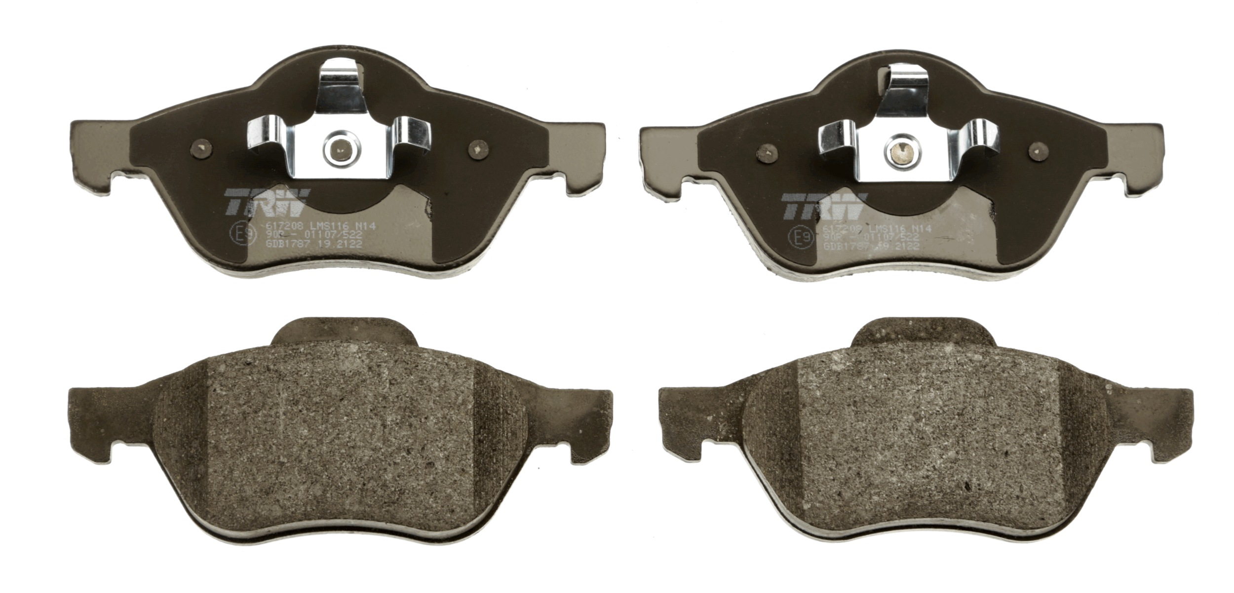 Brake Pad Set, disc brake - GDB1787 TRW