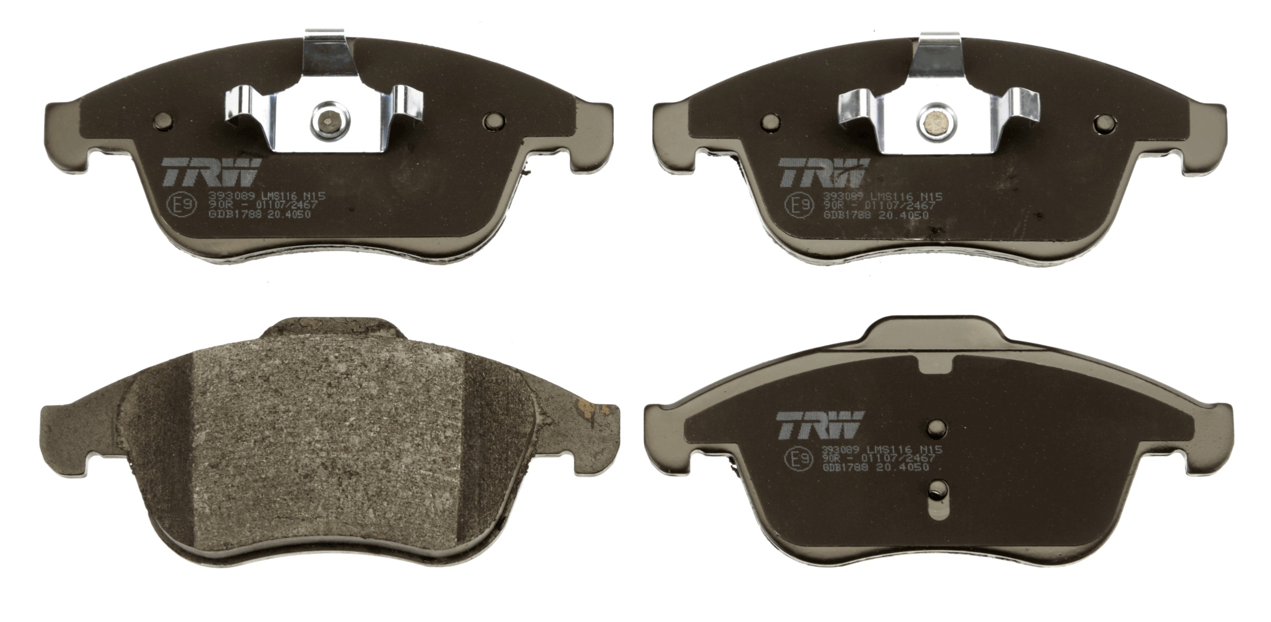 Brake Pad Set, disc brake - GDB1788 TRW