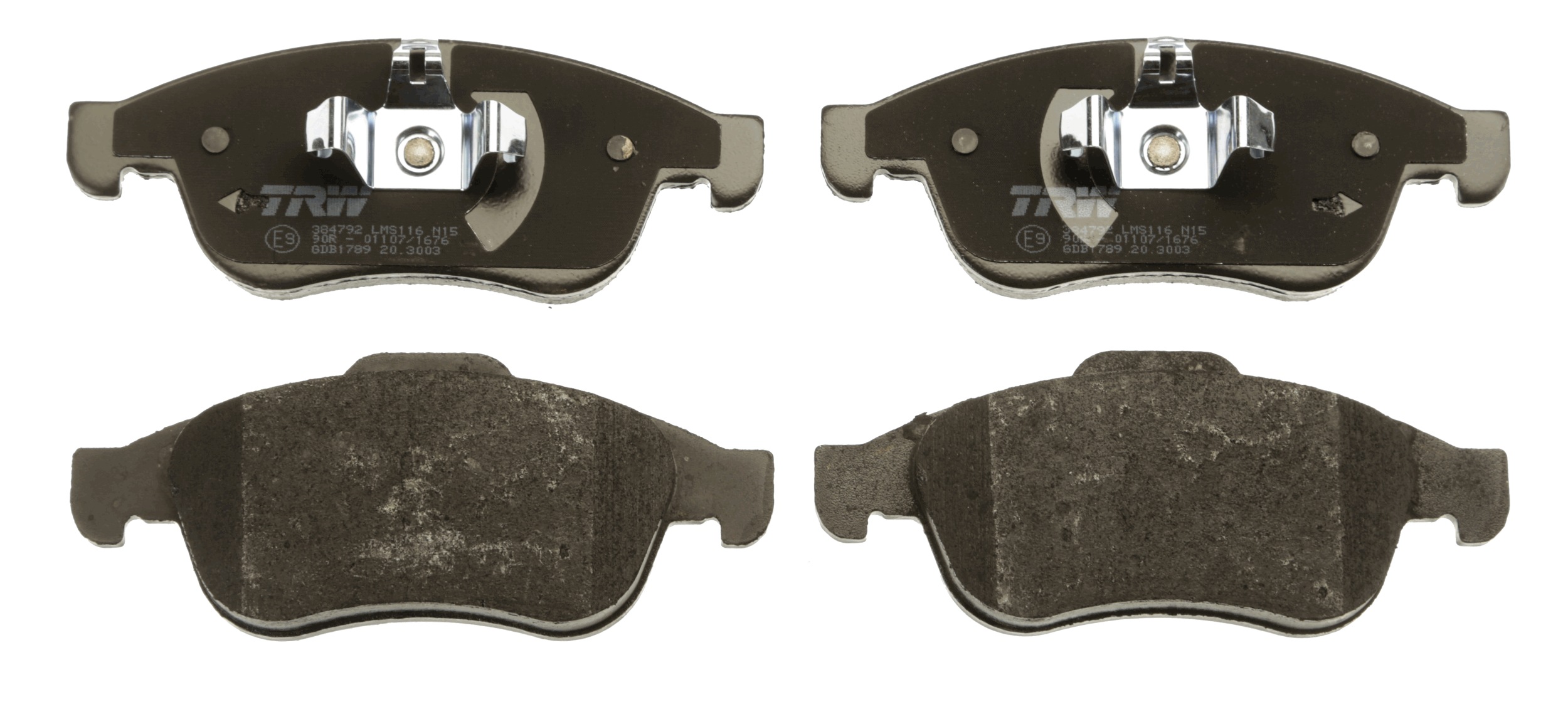 Brake Pad Set, disc brake - GDB1789 TRW