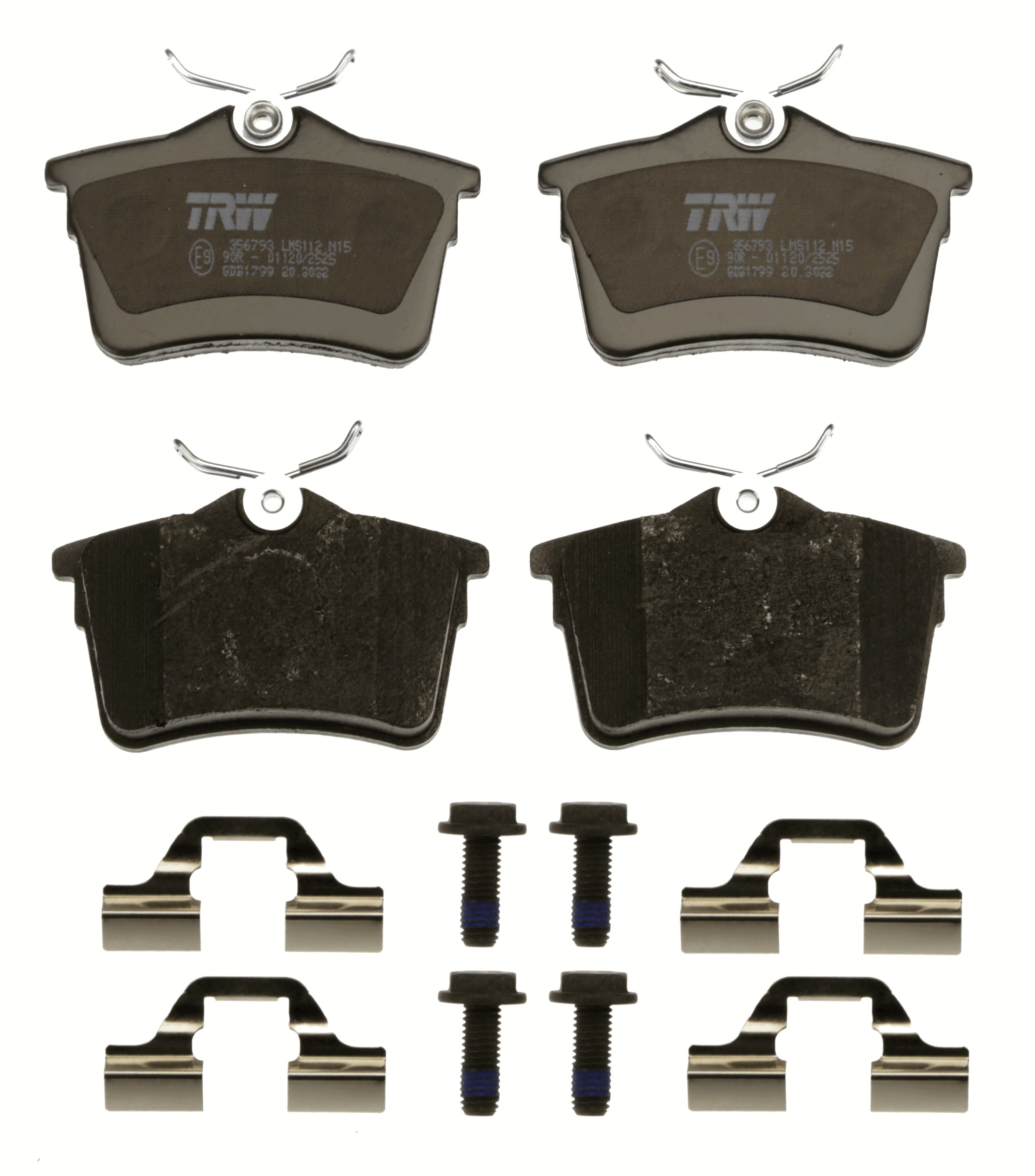 Brake Pad Set, disc brake - GDB1799 TRW