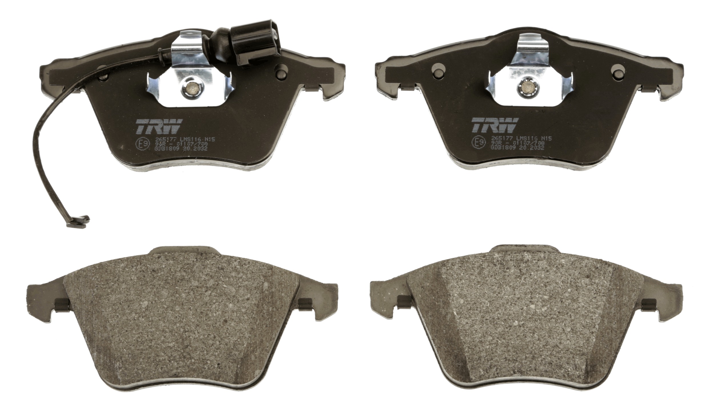 Brake Pad Set, disc brake - GDB1809 TRW
