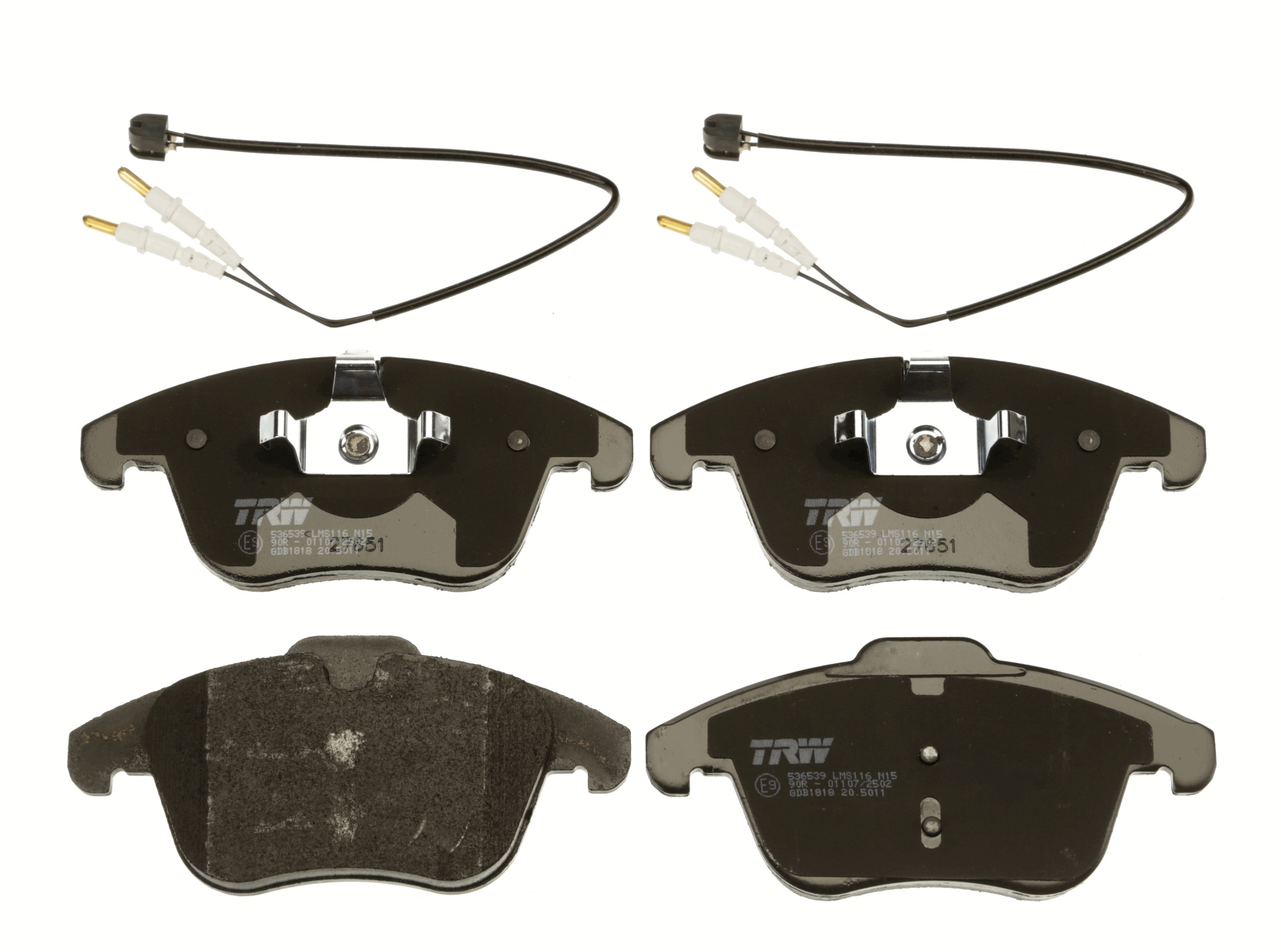 Brake Pad Set, disc brake - GDB1818 TRW