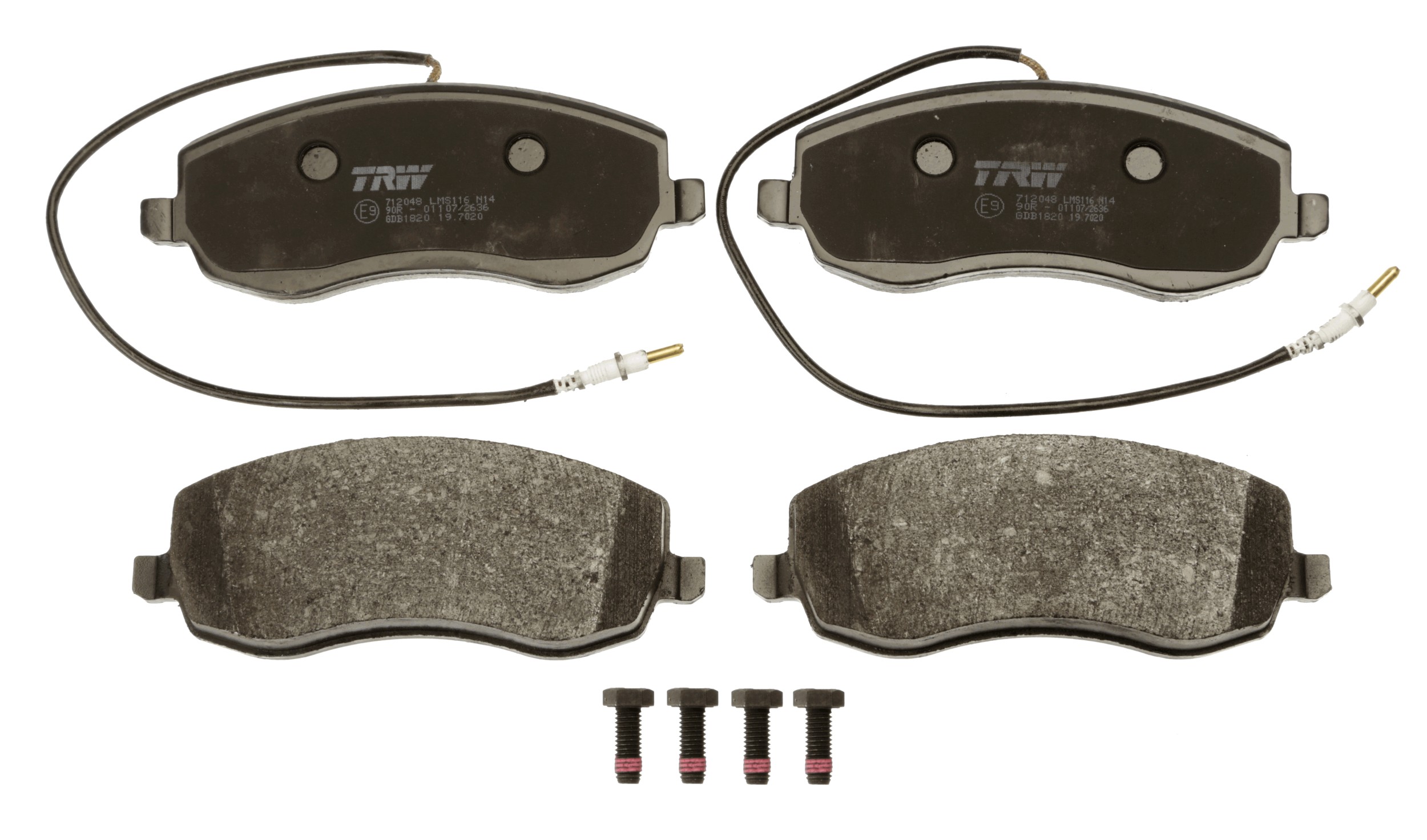 Brake Pad Set, disc brake - GDB1820 TRW