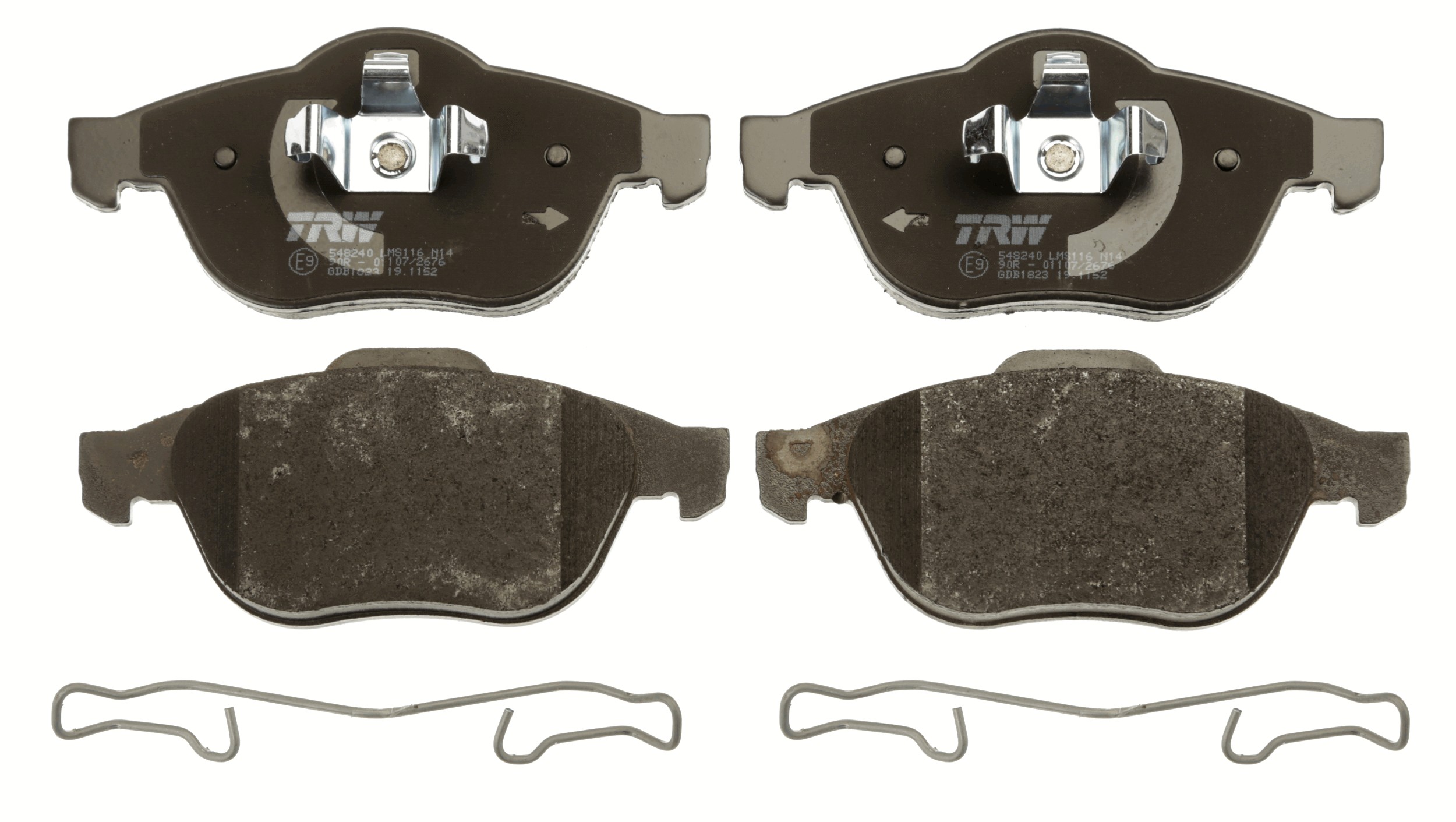 Brake Pad Set, disc brake - GDB1823 TRW