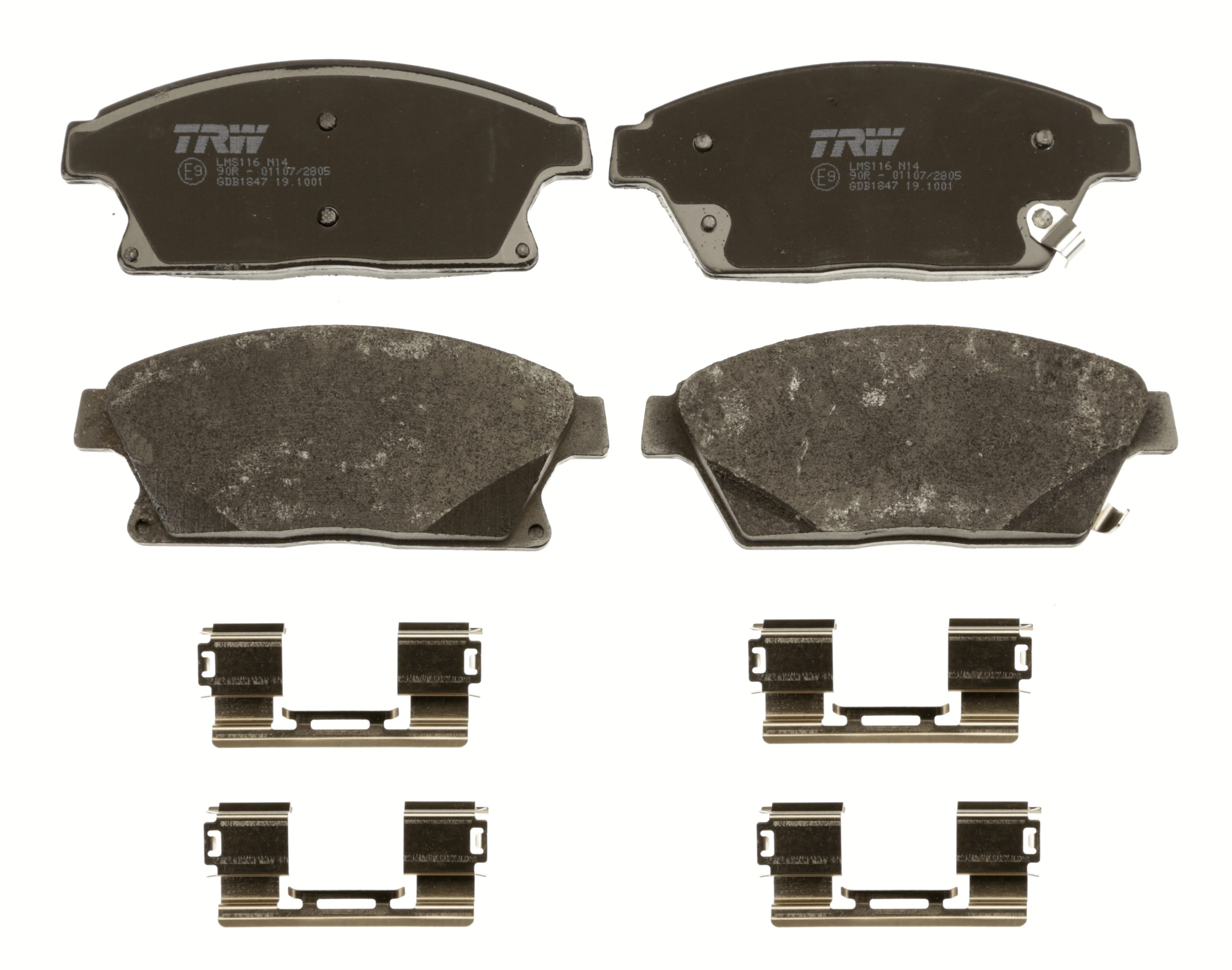 Brake Pad Set, disc brake - GDB1847 TRW