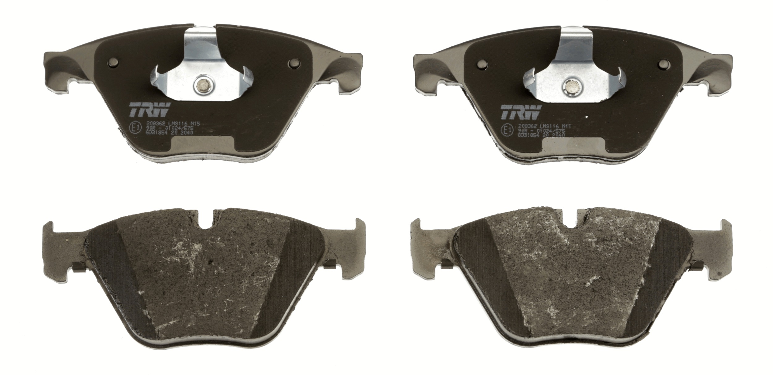 Brake Pad Set, disc brake - GDB1854 TRW