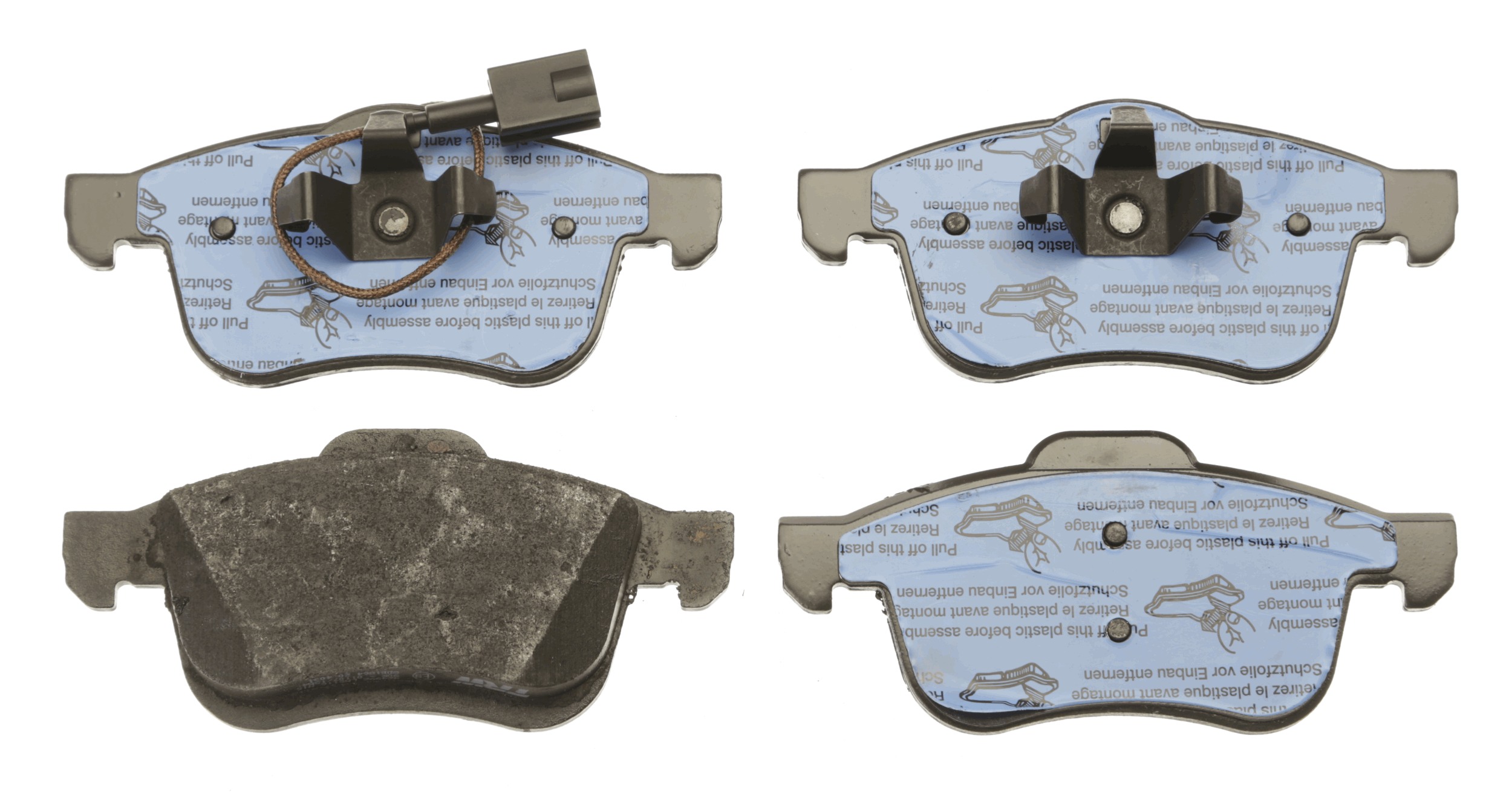 Brake Pad Set, disc brake - GDB1864 TRW