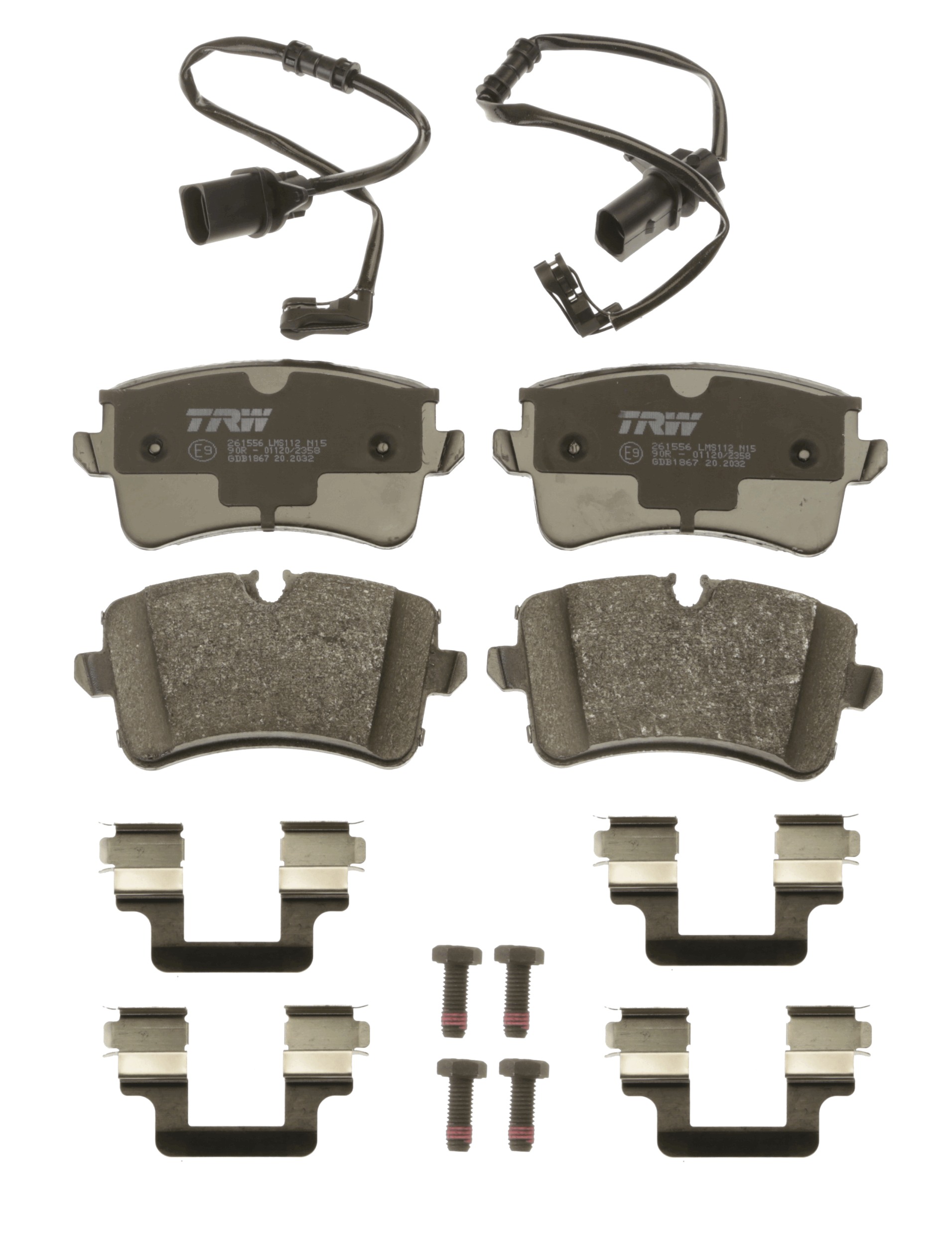 Brake Pad Set, disc brake - GDB1867 TRW