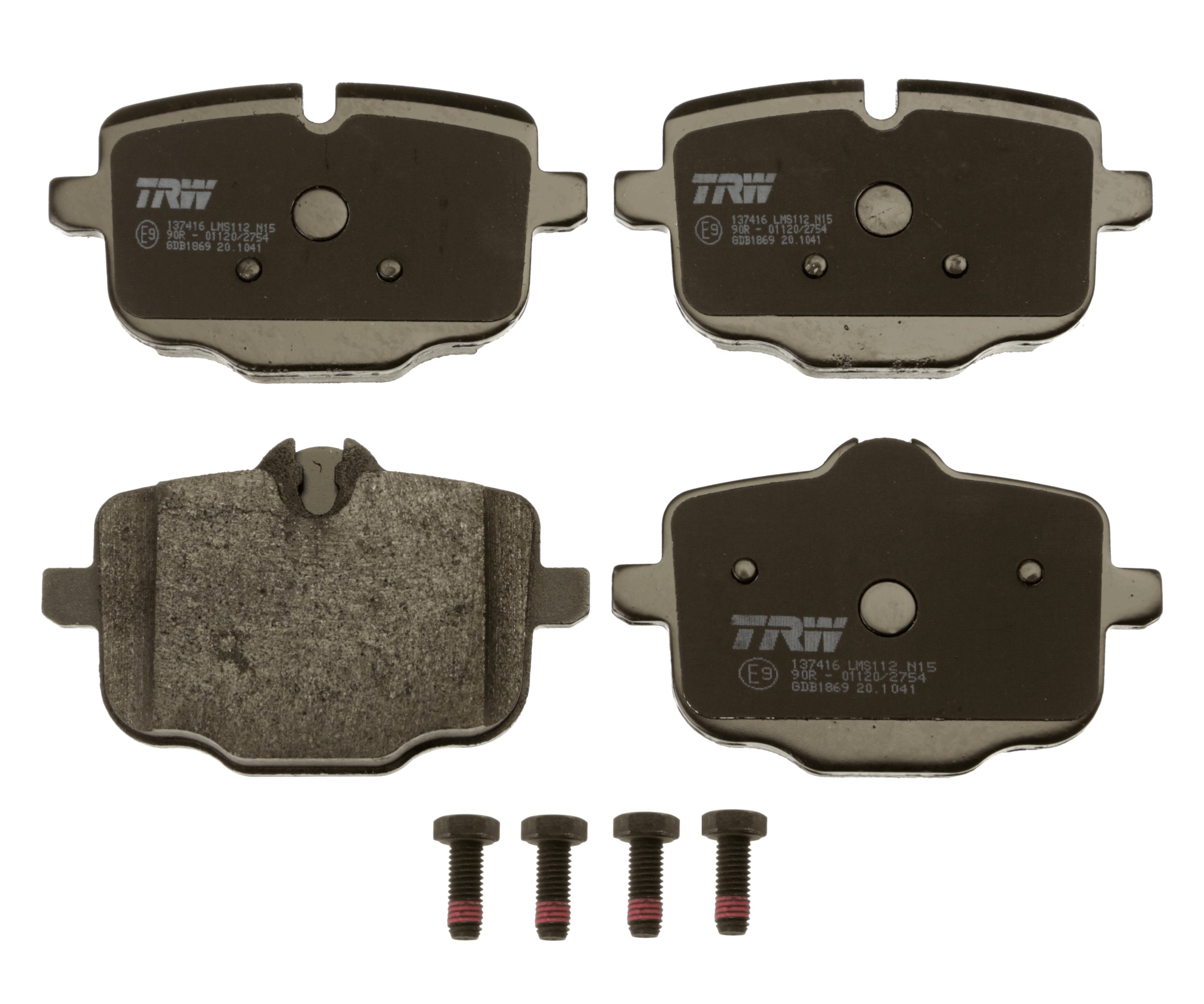 Brake Pad Set, disc brake - GDB1869 TRW