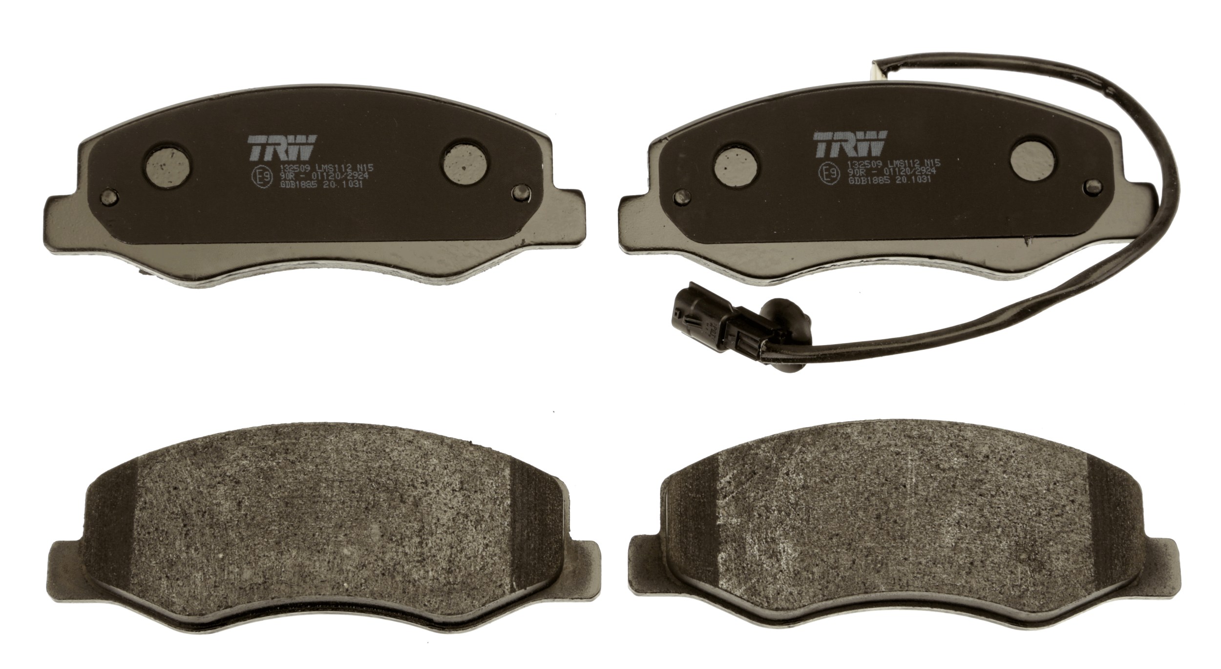 Brake Pad Set, disc brake - GDB1885 TRW