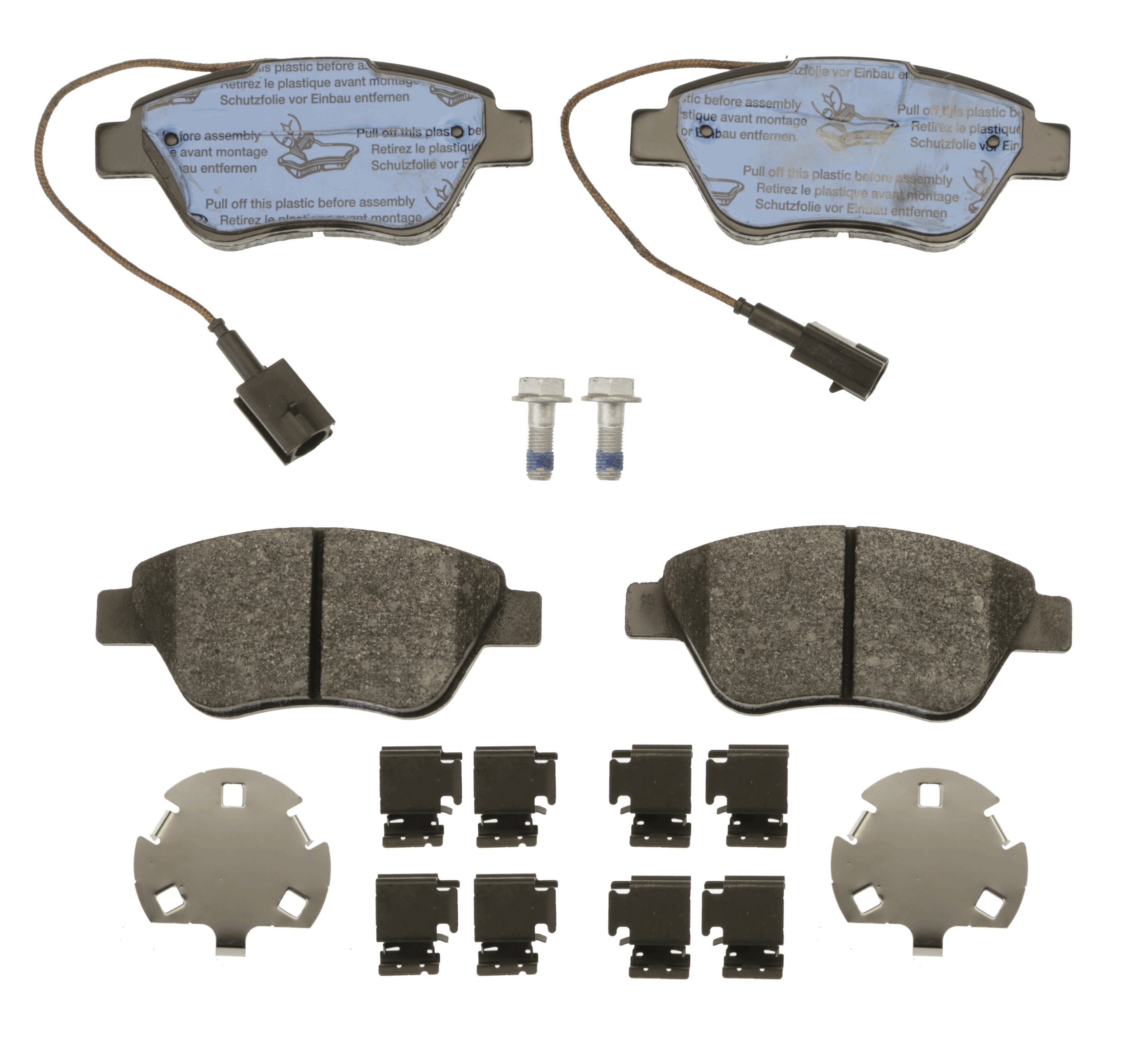 Brake Pad Set, disc brake - GDB1891 TRW