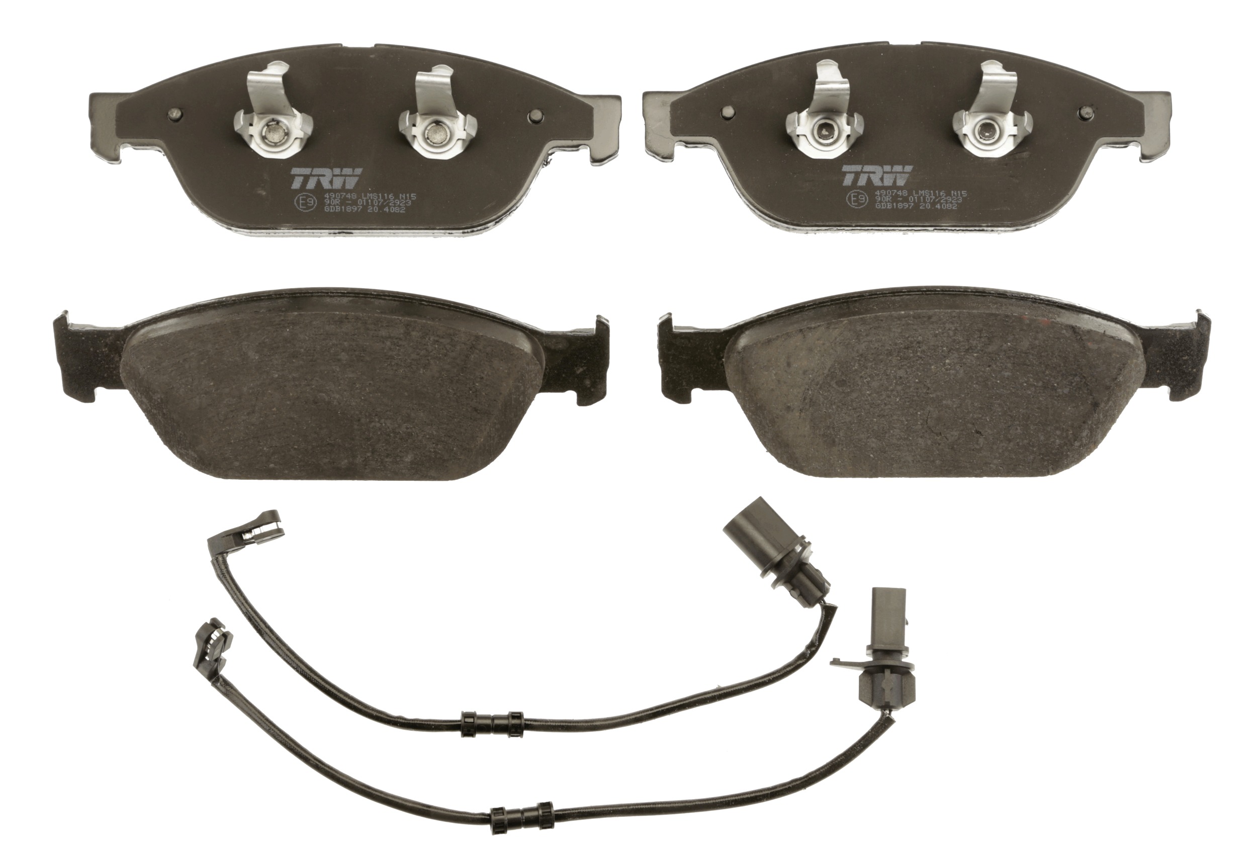 Brake Pad Set, disc brake - GDB1897 TRW
