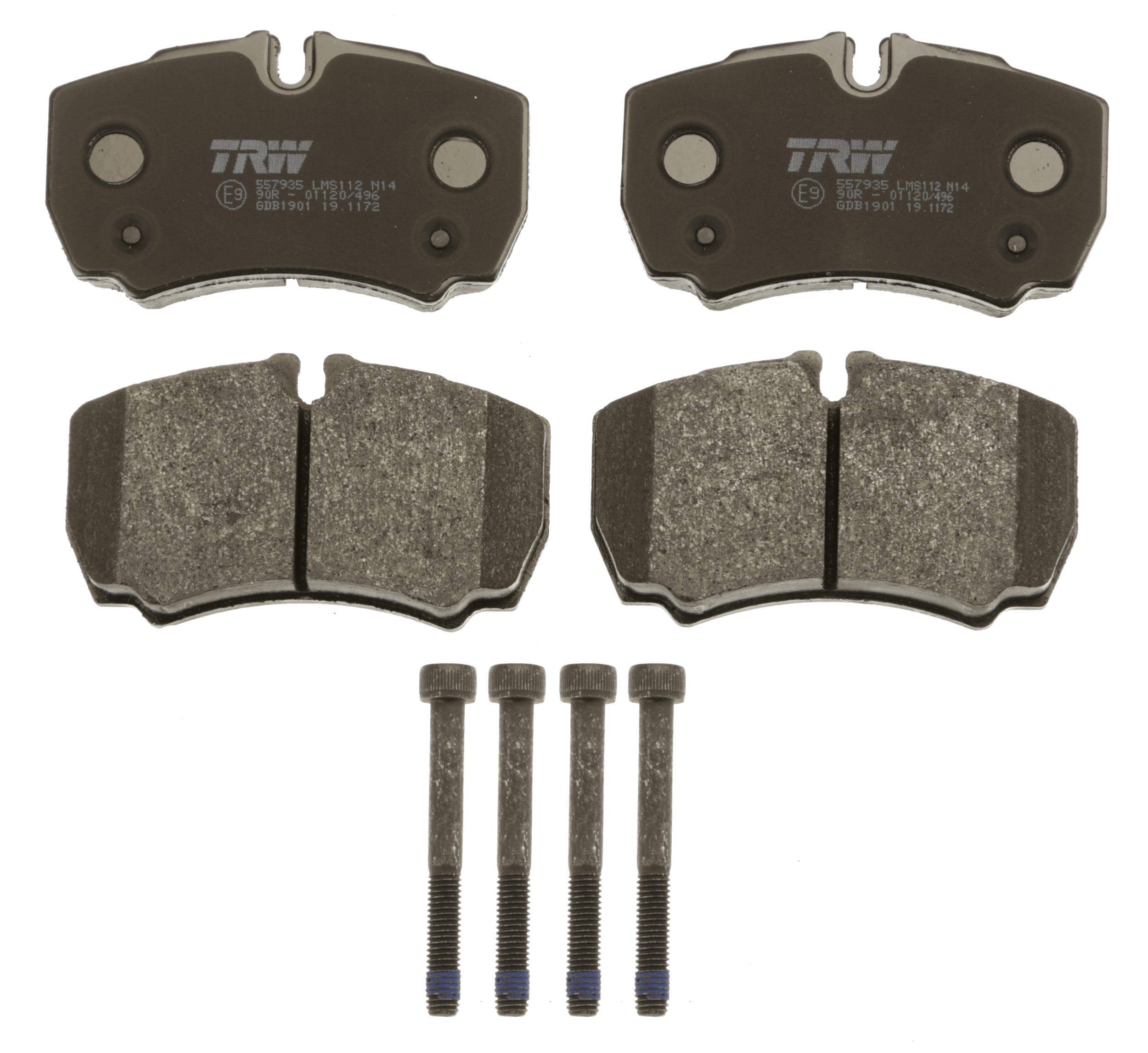 Brake Pad Set, disc brake - GDB1901 TRW