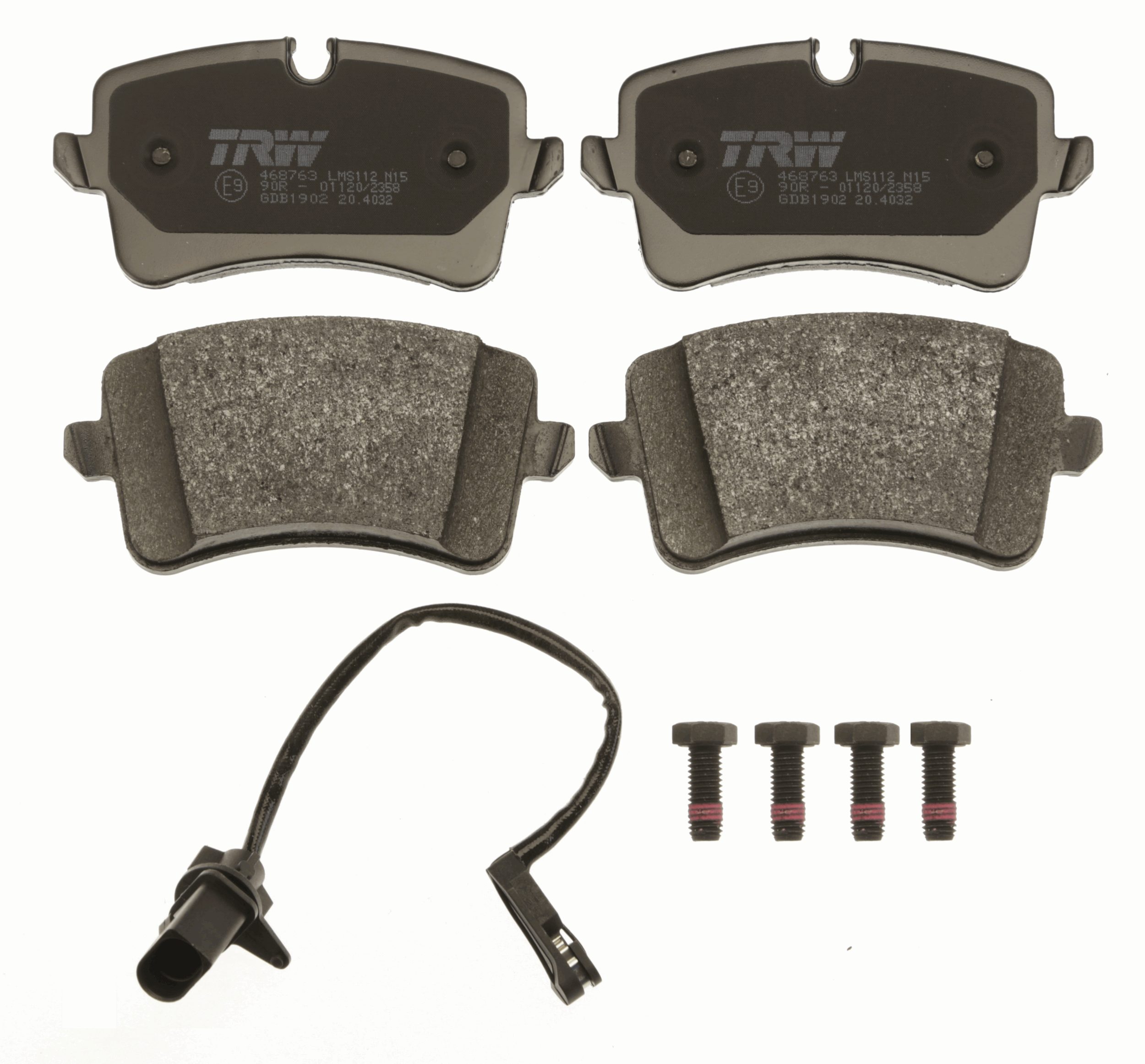 Brake Pad Set, disc brake - GDB1902 TRW
