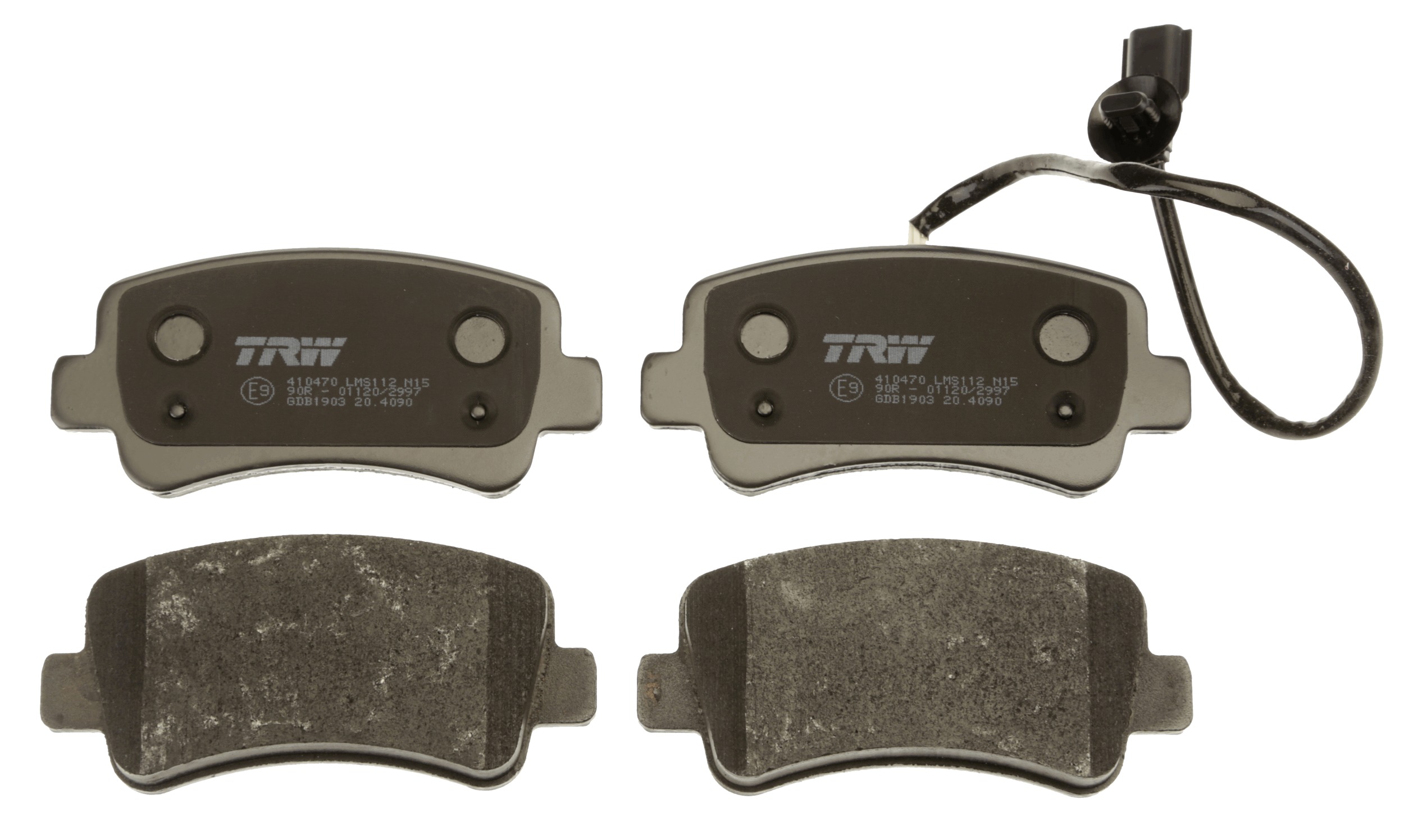 Brake Pad Set, disc brake - GDB1903 TRW