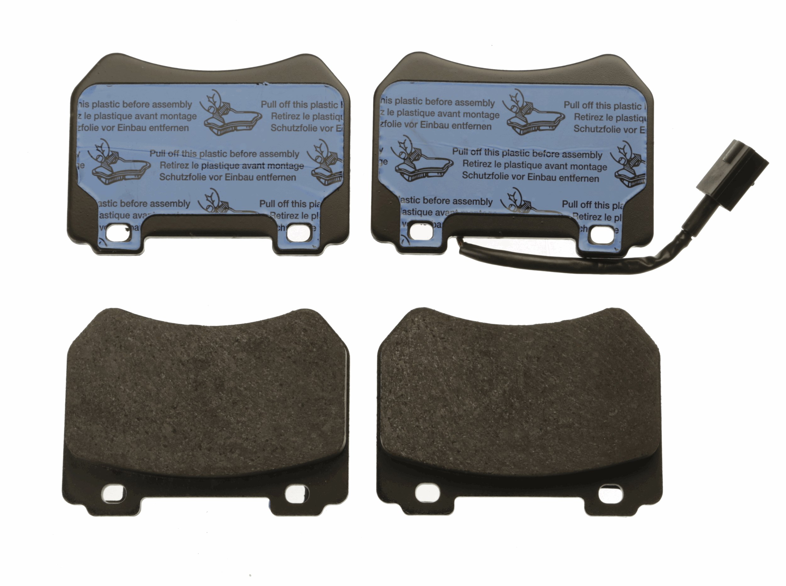 Brake Pad Set, disc brake - GDB1904 TRW