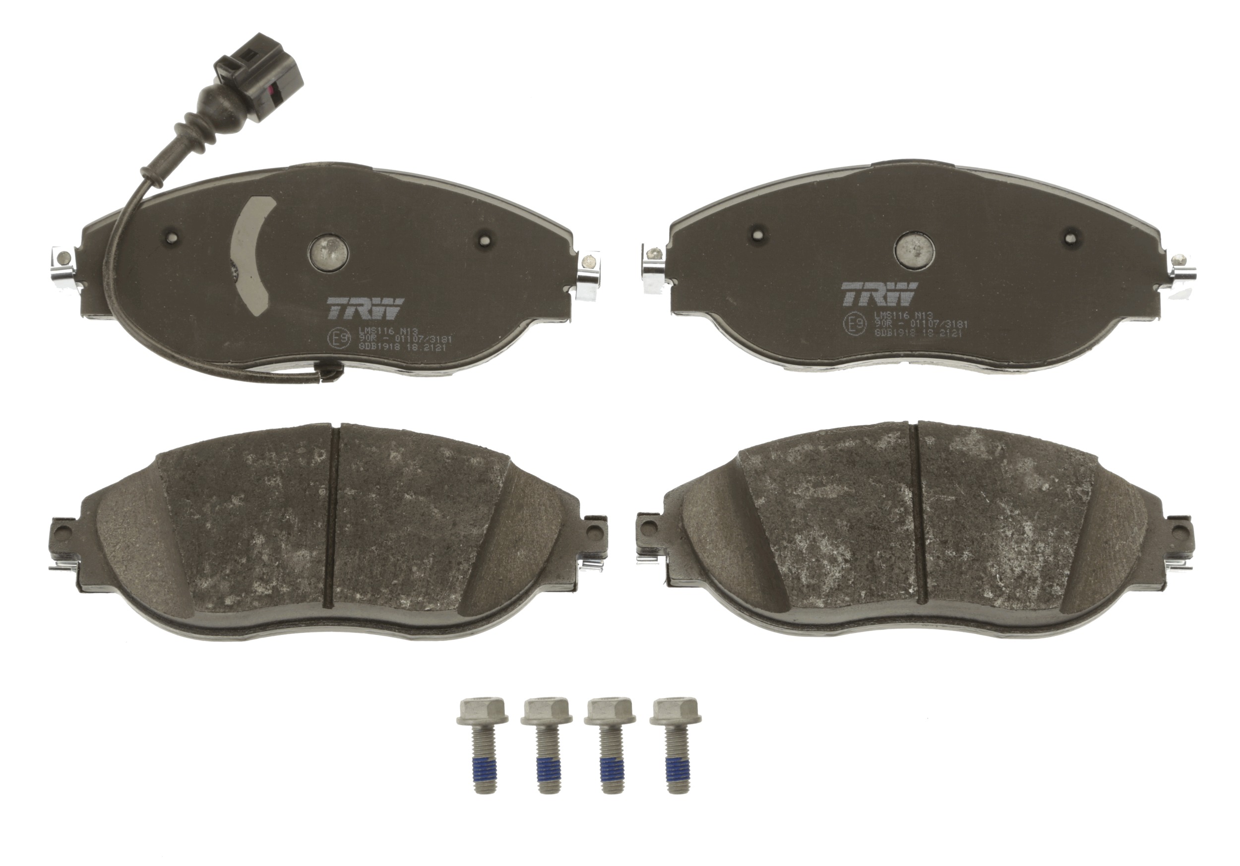 Brake Pad Set, disc brake - GDB1918 TRW