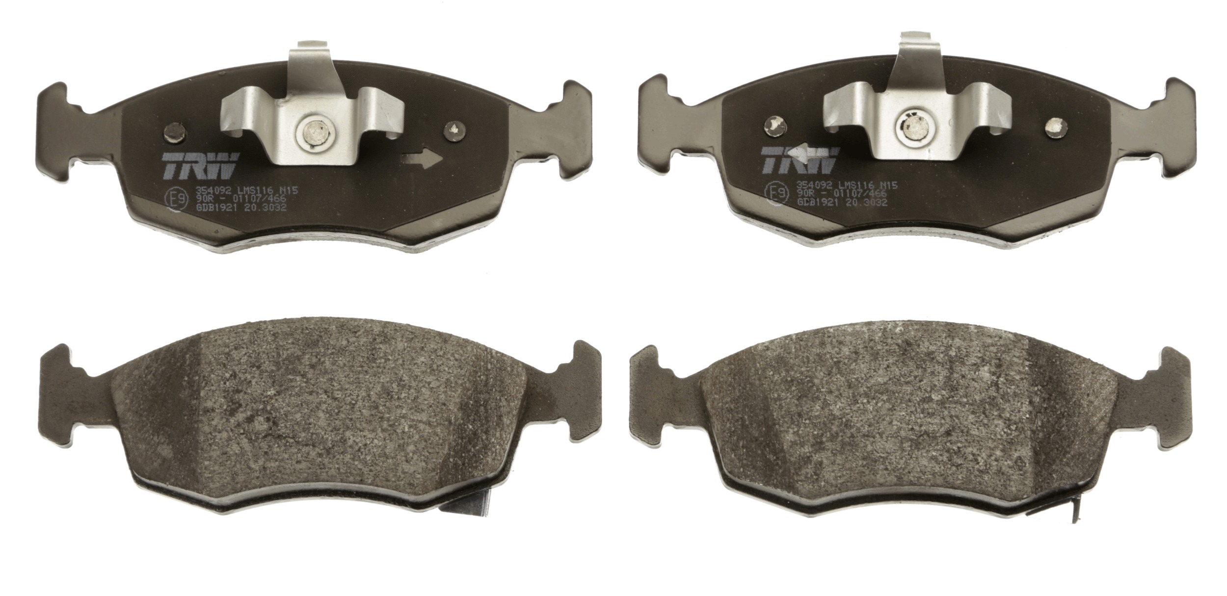 Brake Pad Set, disc brake - GDB1921 TRW