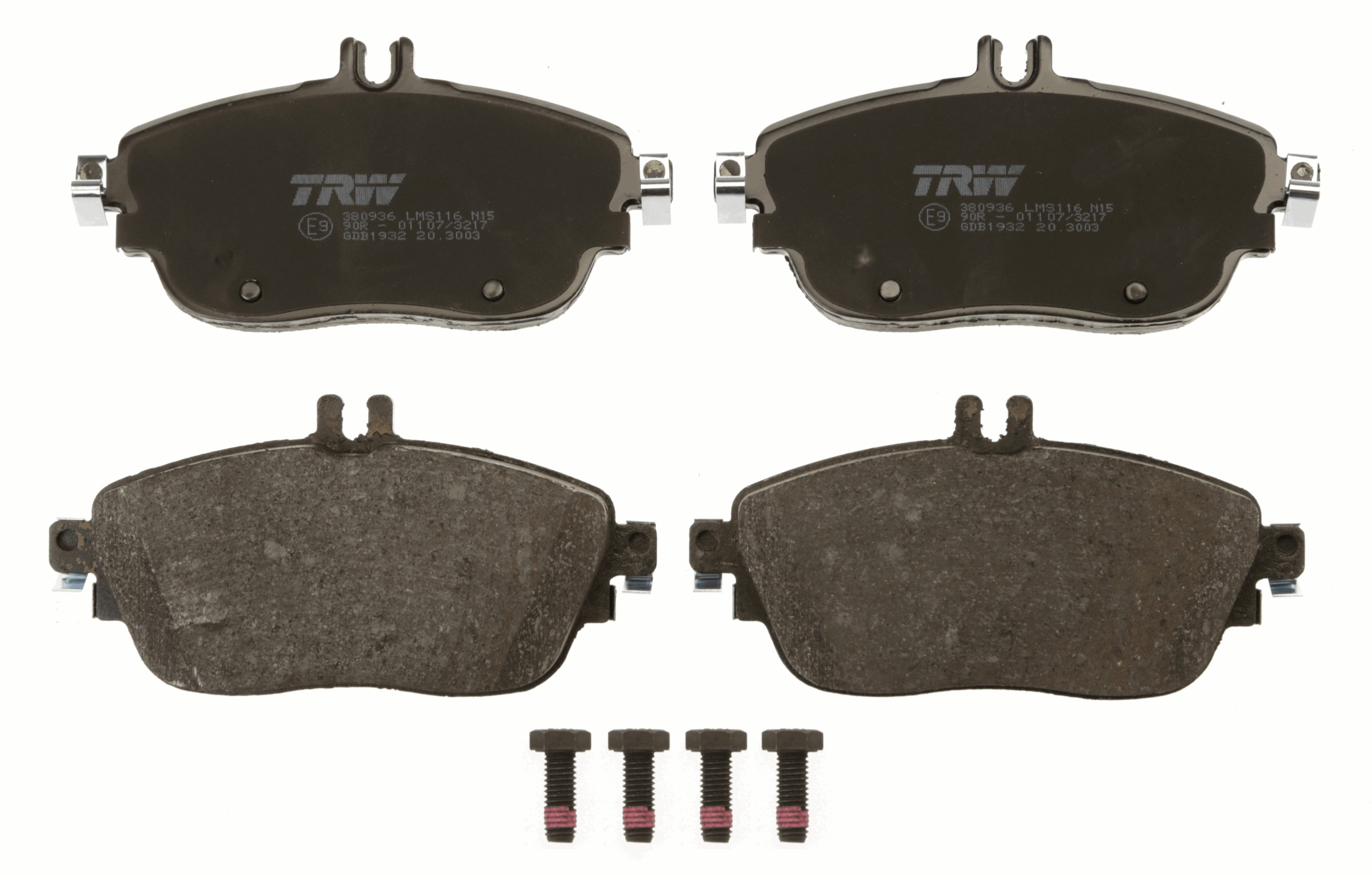 Brake Pad Set, disc brake - GDB1932 TRW