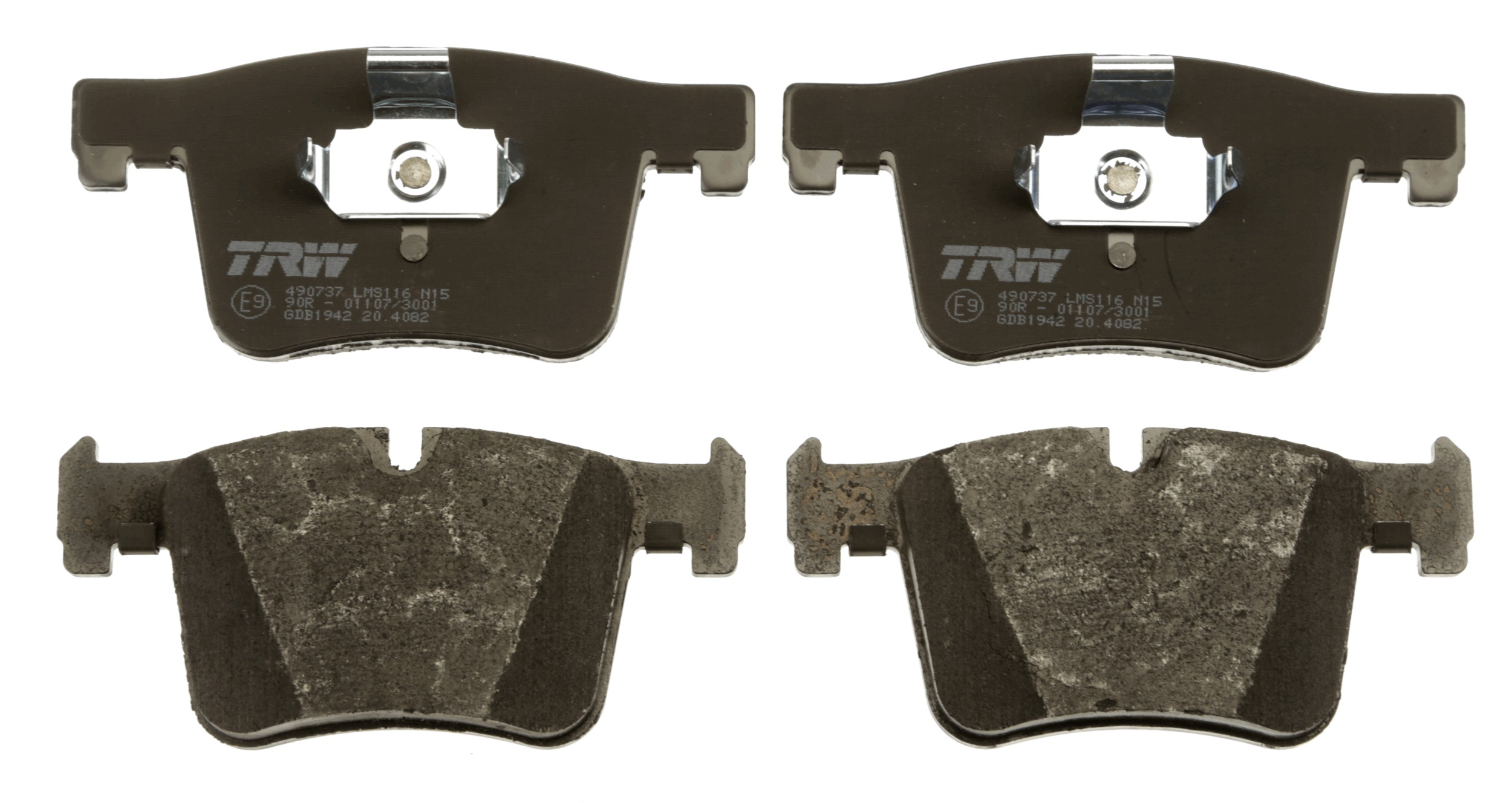 Brake Pad Set, disc brake - GDB1942 TRW