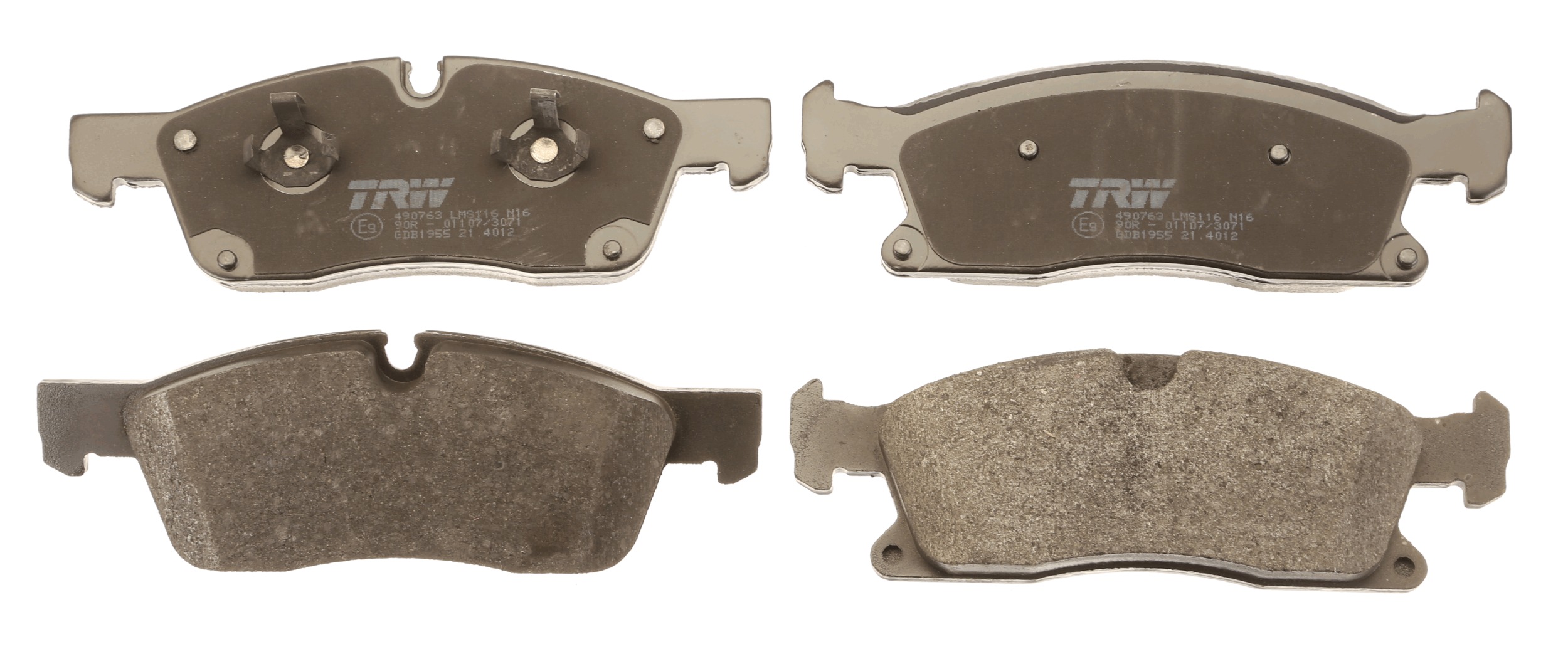 Brake Pad Set, disc brake - GDB1955 TRW