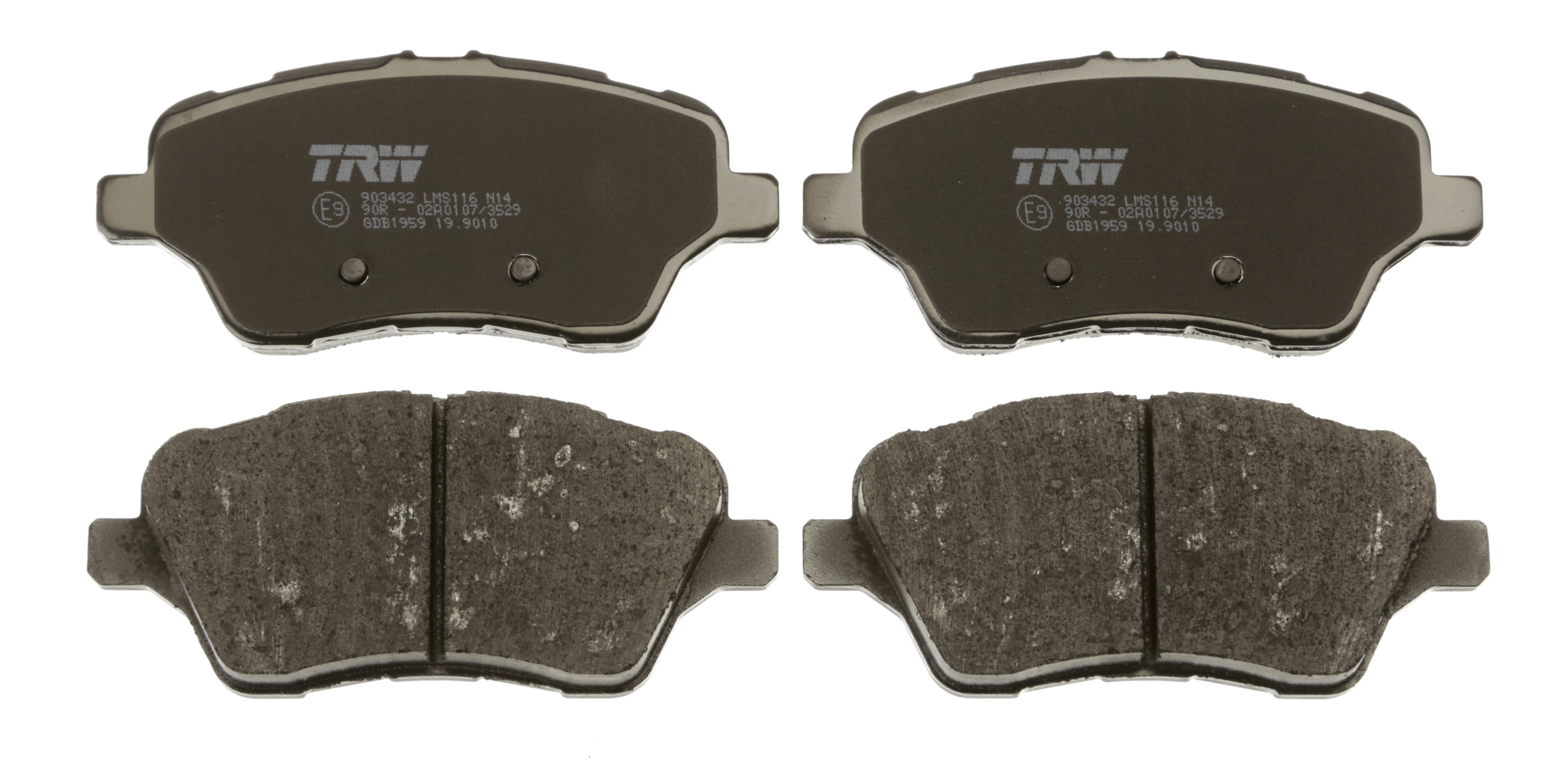 Brake Pad Set, disc brake - GDB1959 TRW