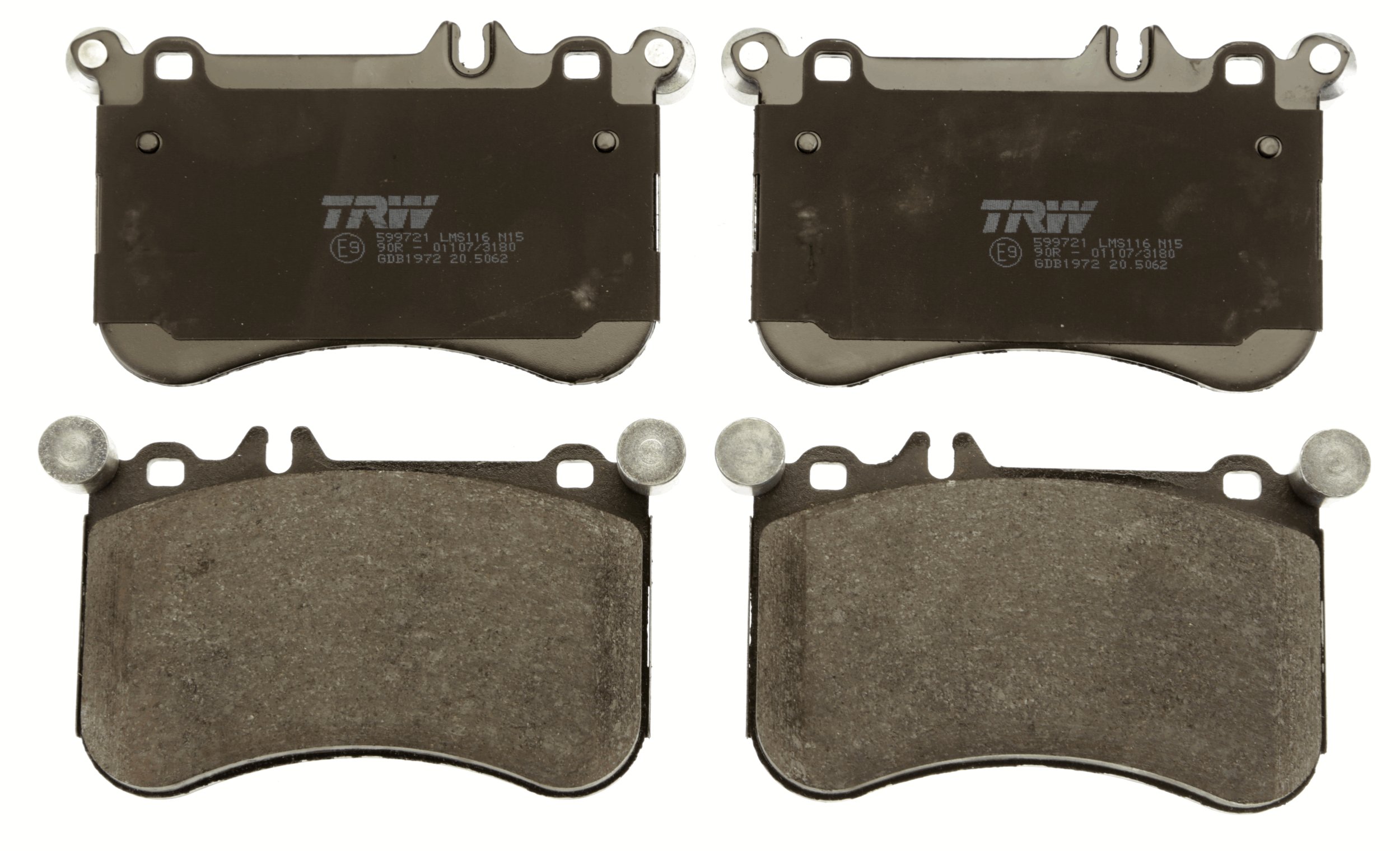 Brake Pad Set, disc brake - GDB1972 TRW