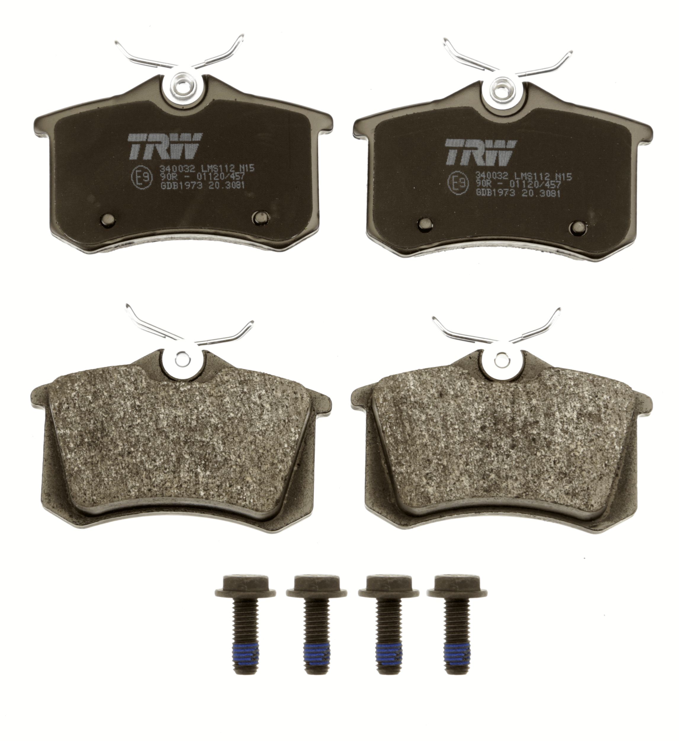 Brake Pad Set, disc brake - GDB1973 TRW