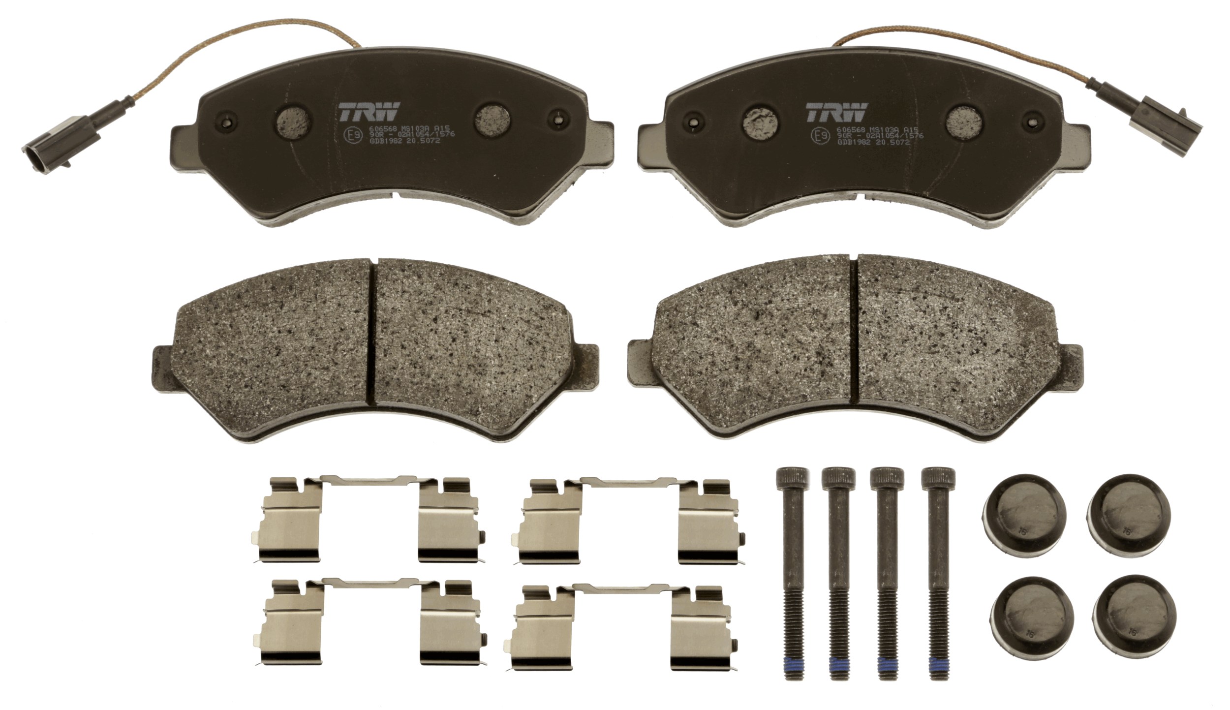 Brake Pad Set, disc brake - GDB1982 TRW