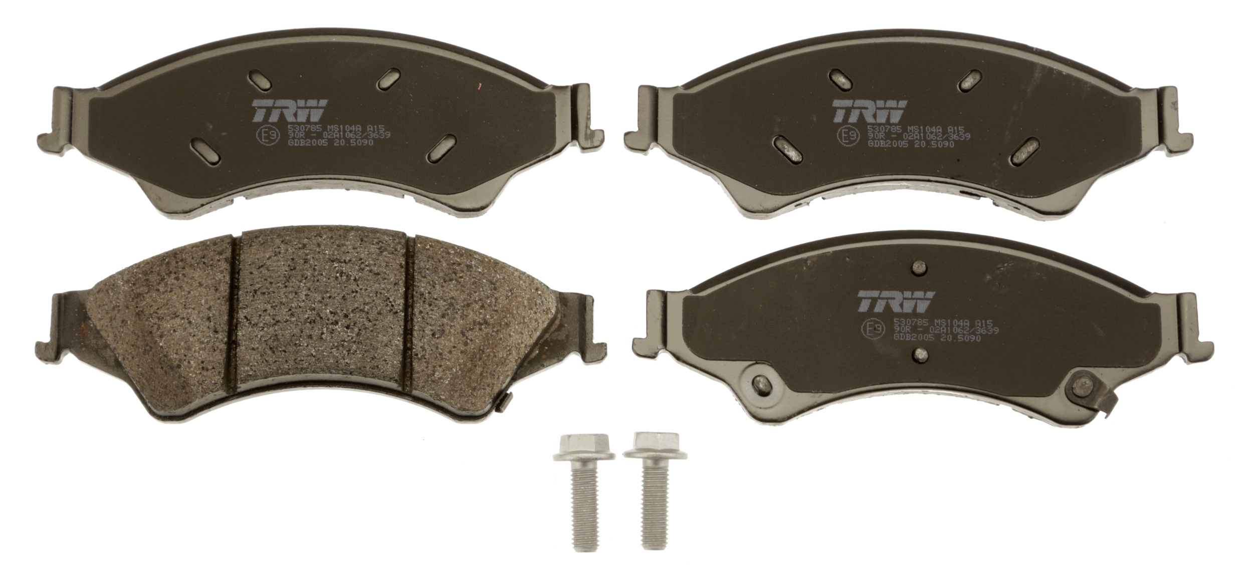 Brake Pad Set, disc brake - GDB2005 TRW
