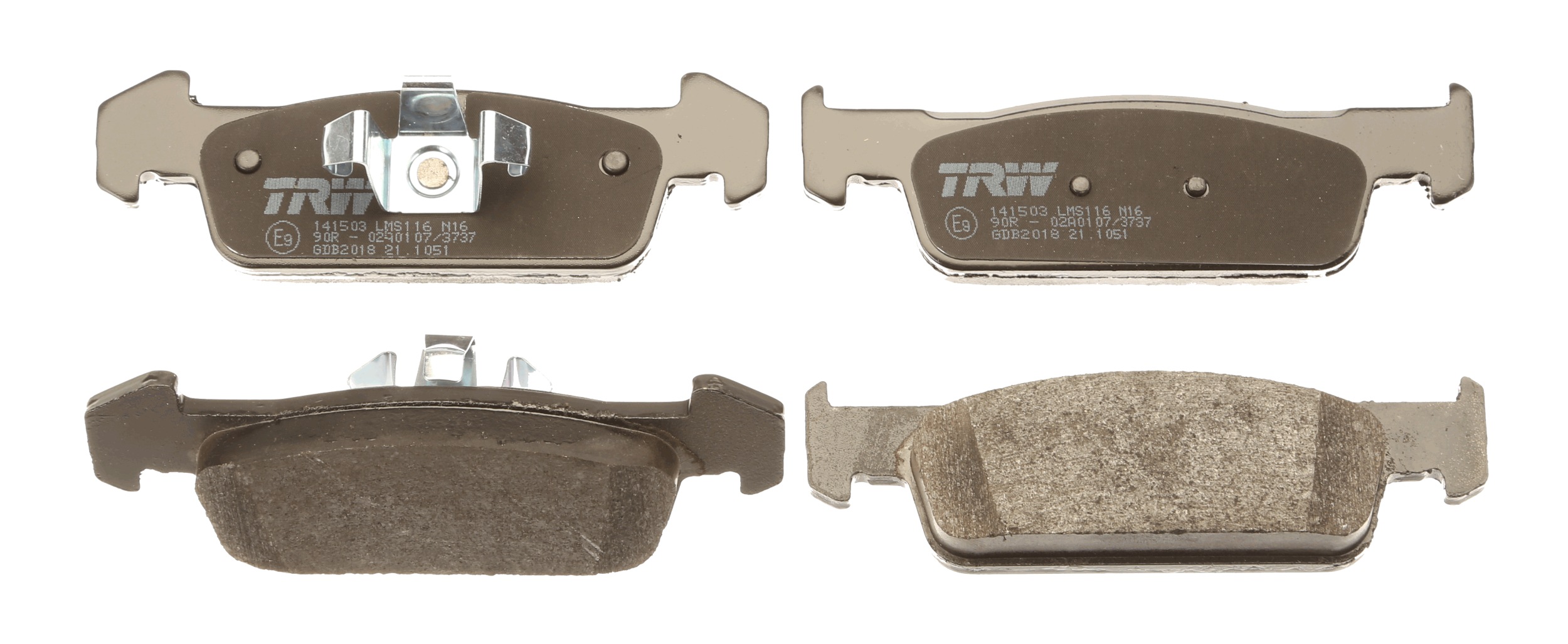 Brake Pad Set, disc brake - GDB2018 TRW