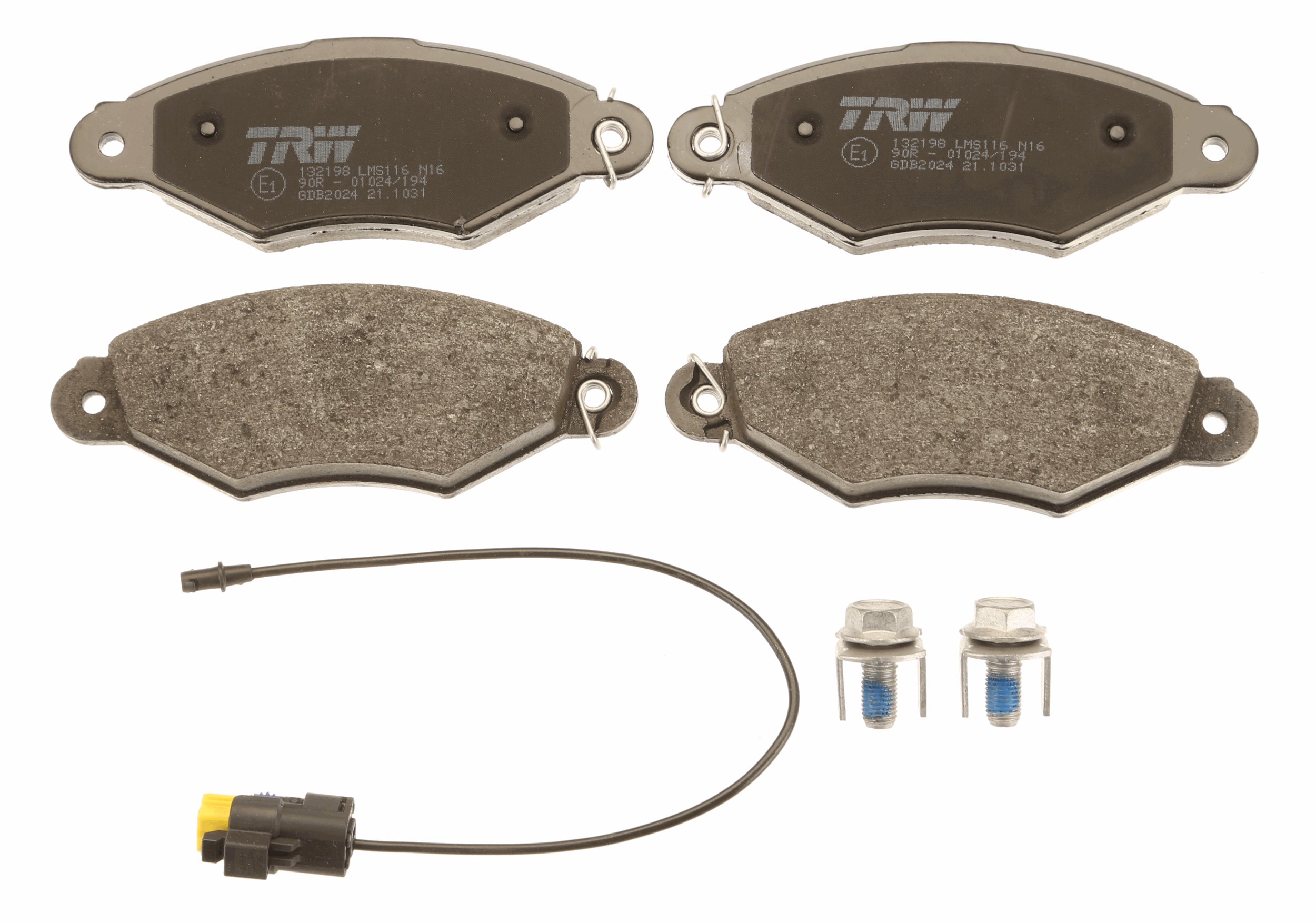 Brake Pad Set, disc brake - GDB2024 TRW