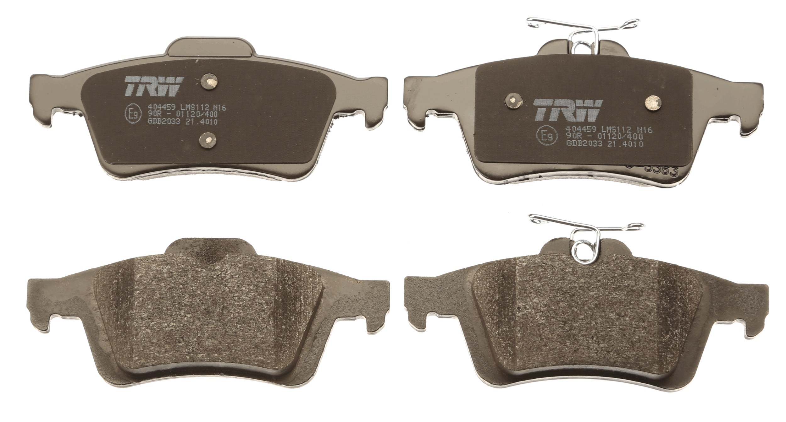 Brake Pad Set, disc brake - GDB2033 TRW