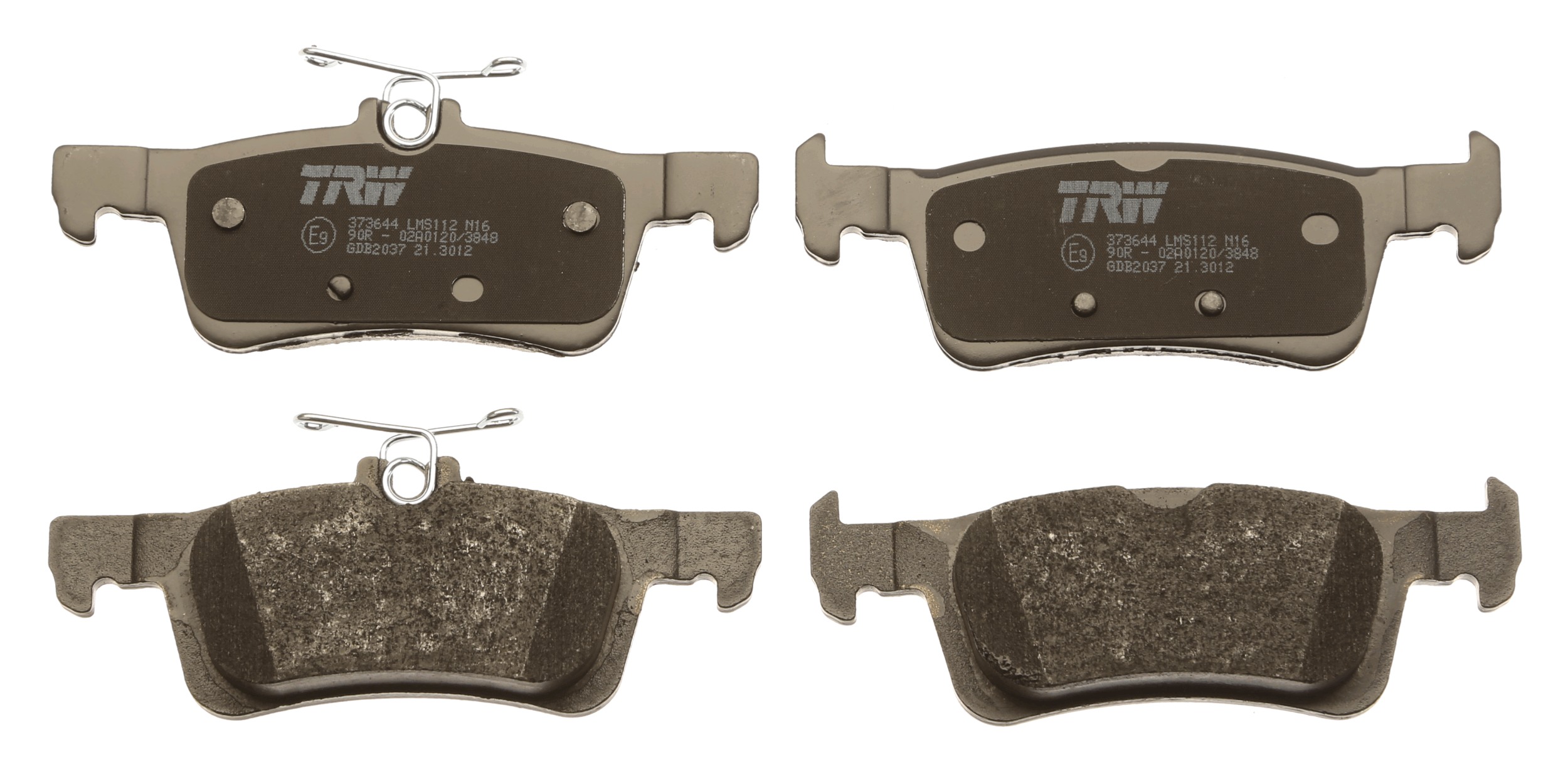 Brake Pad Set, disc brake - GDB2037 TRW