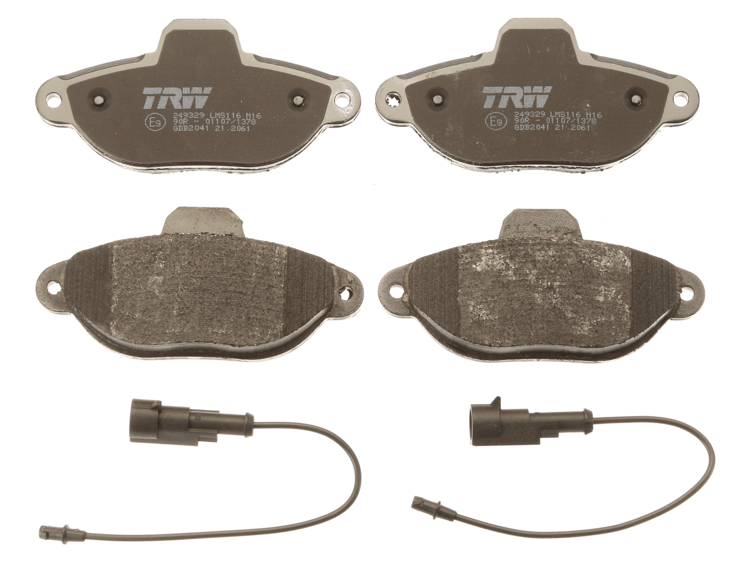 Brake Pad Set, disc brake - GDB2041 TRW