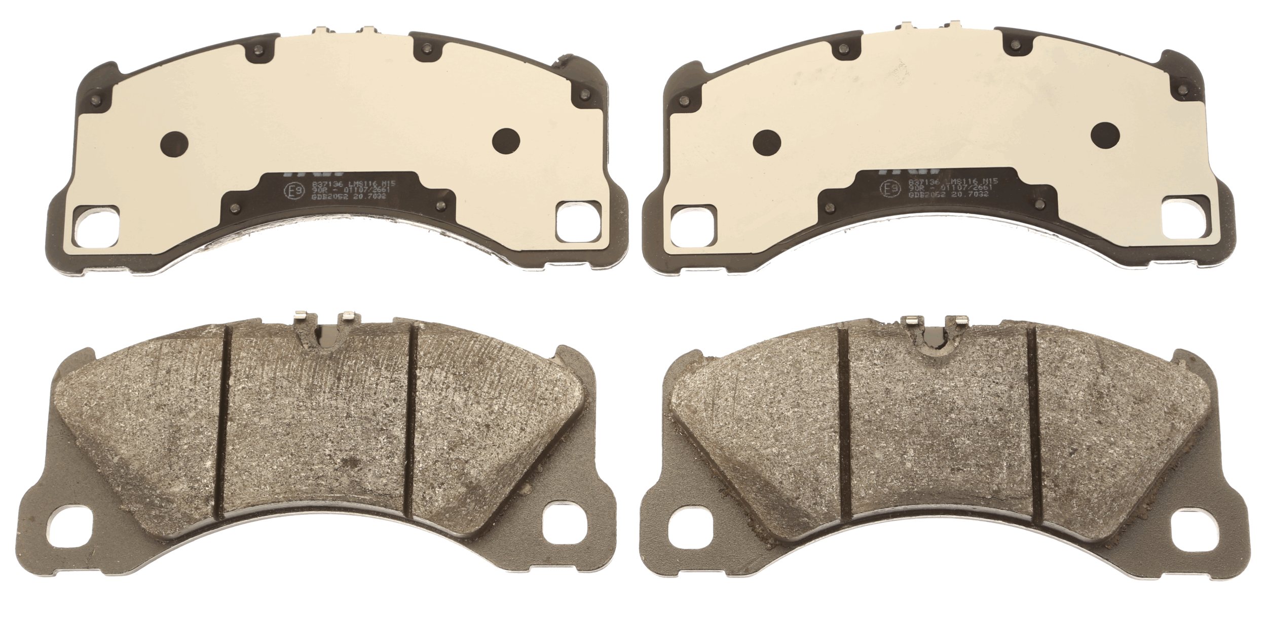 Brake Pad Set, disc brake - GDB2052 TRW