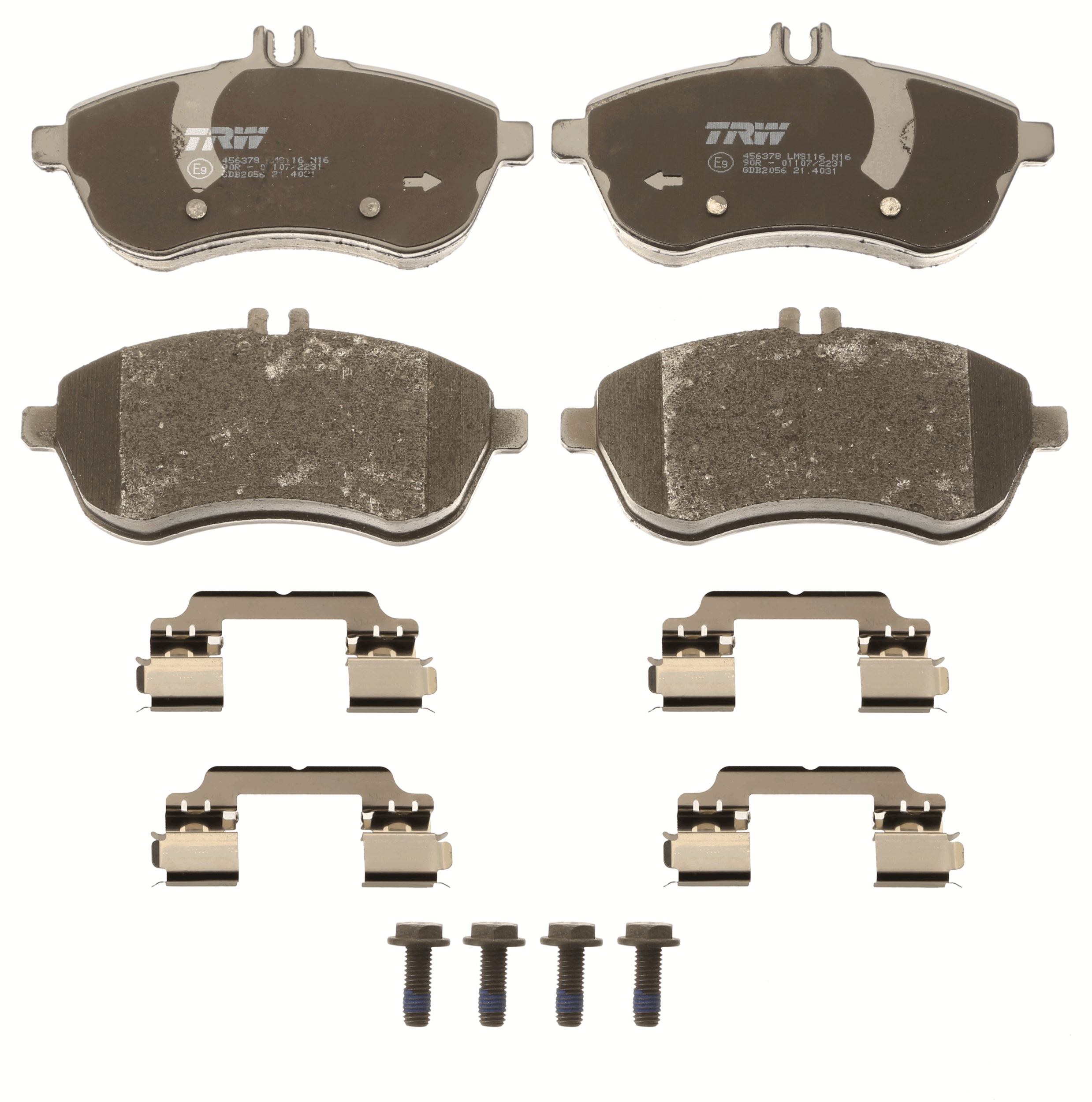 Brake Pad Set, disc brake - GDB2056 TRW