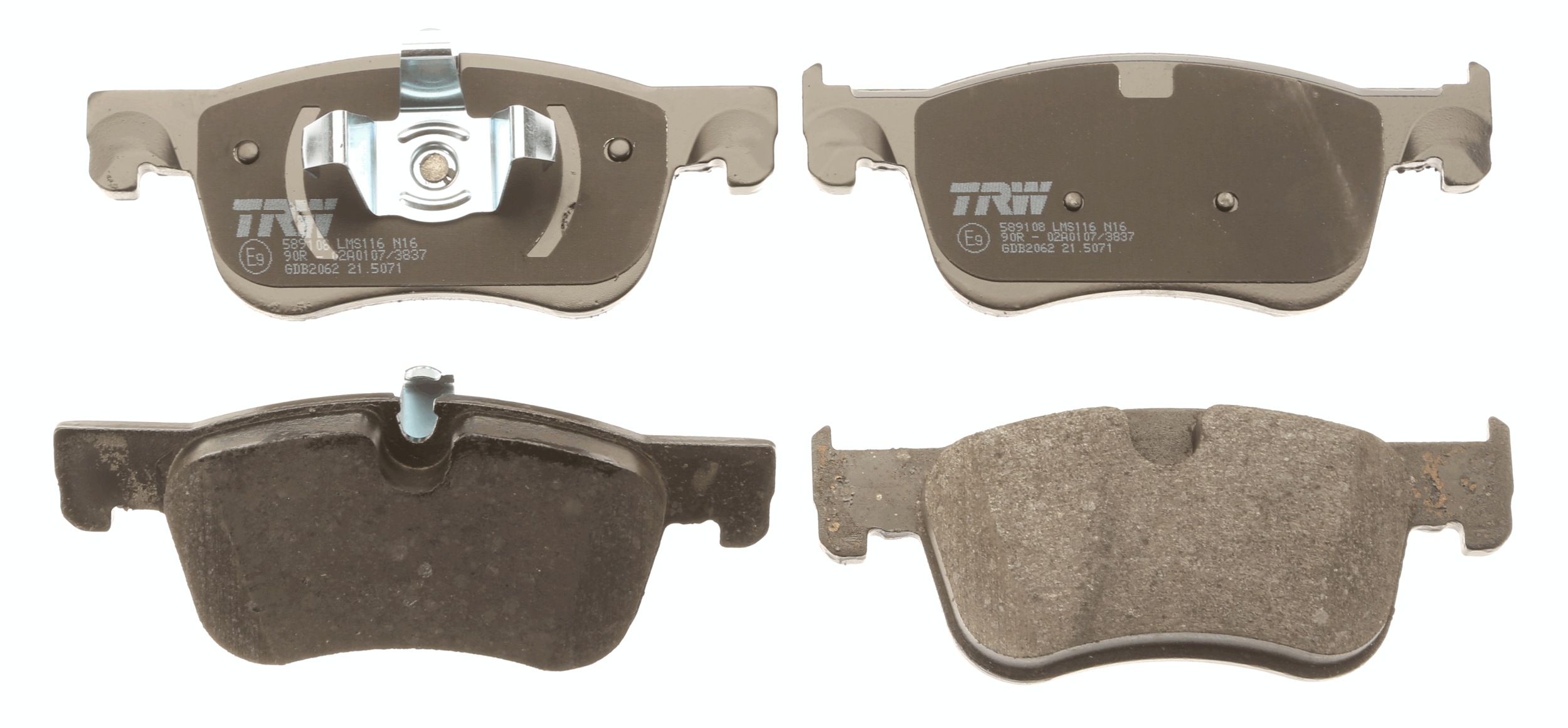 Brake Pad Set, disc brake - GDB2062 TRW