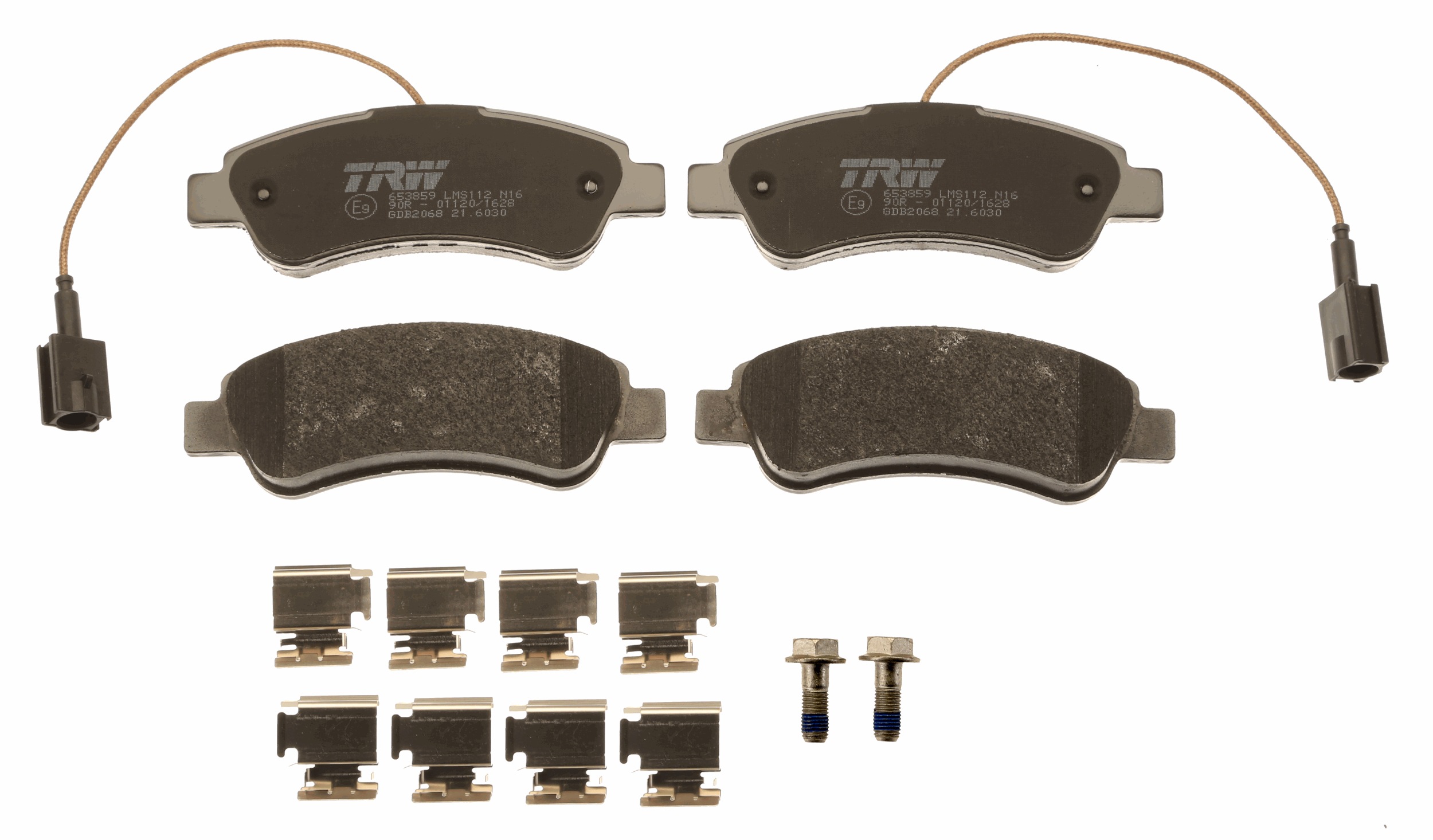 Brake Pad Set, disc brake - GDB2068 TRW