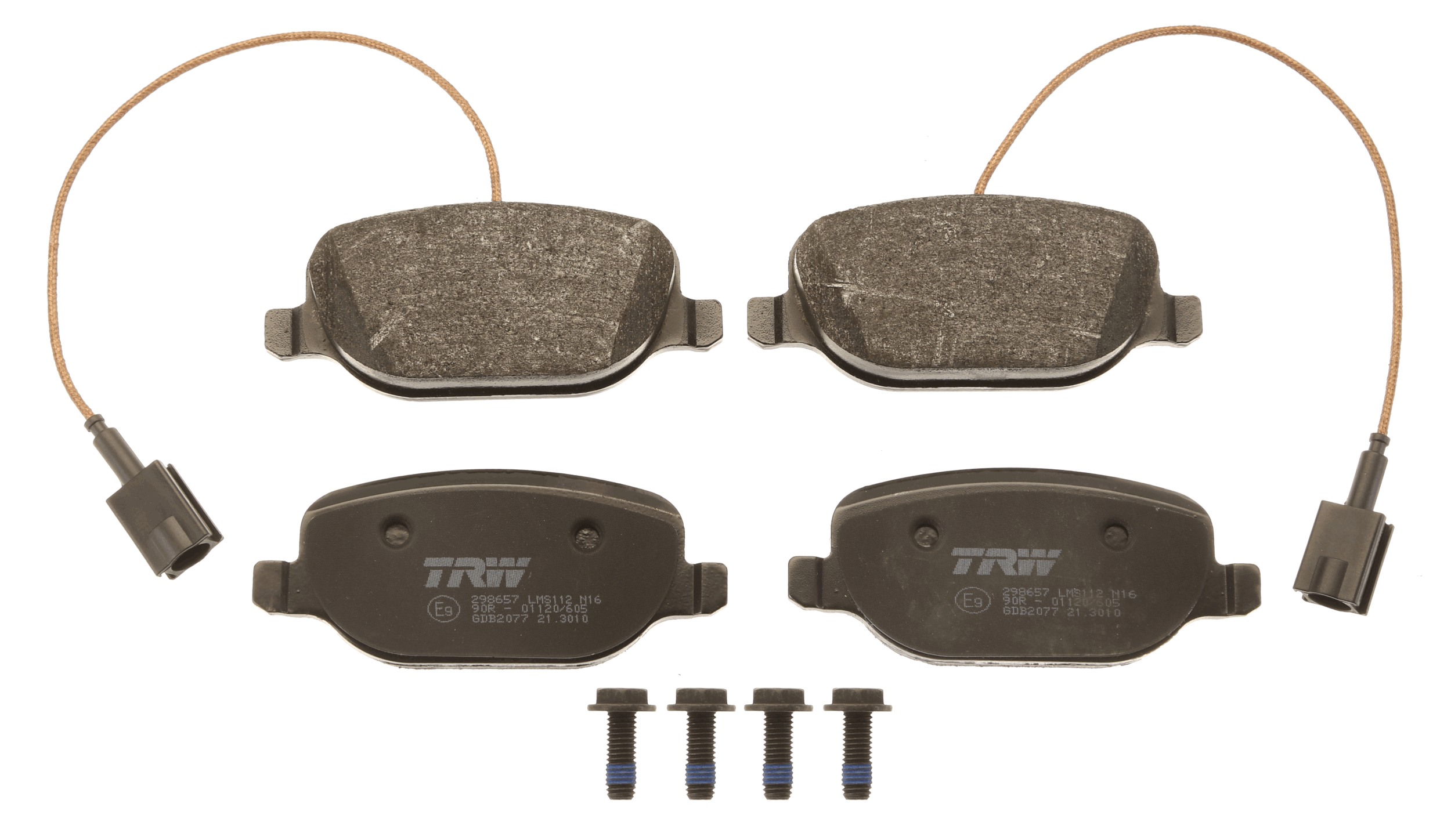 Brake Pad Set, disc brake - GDB2077 TRW