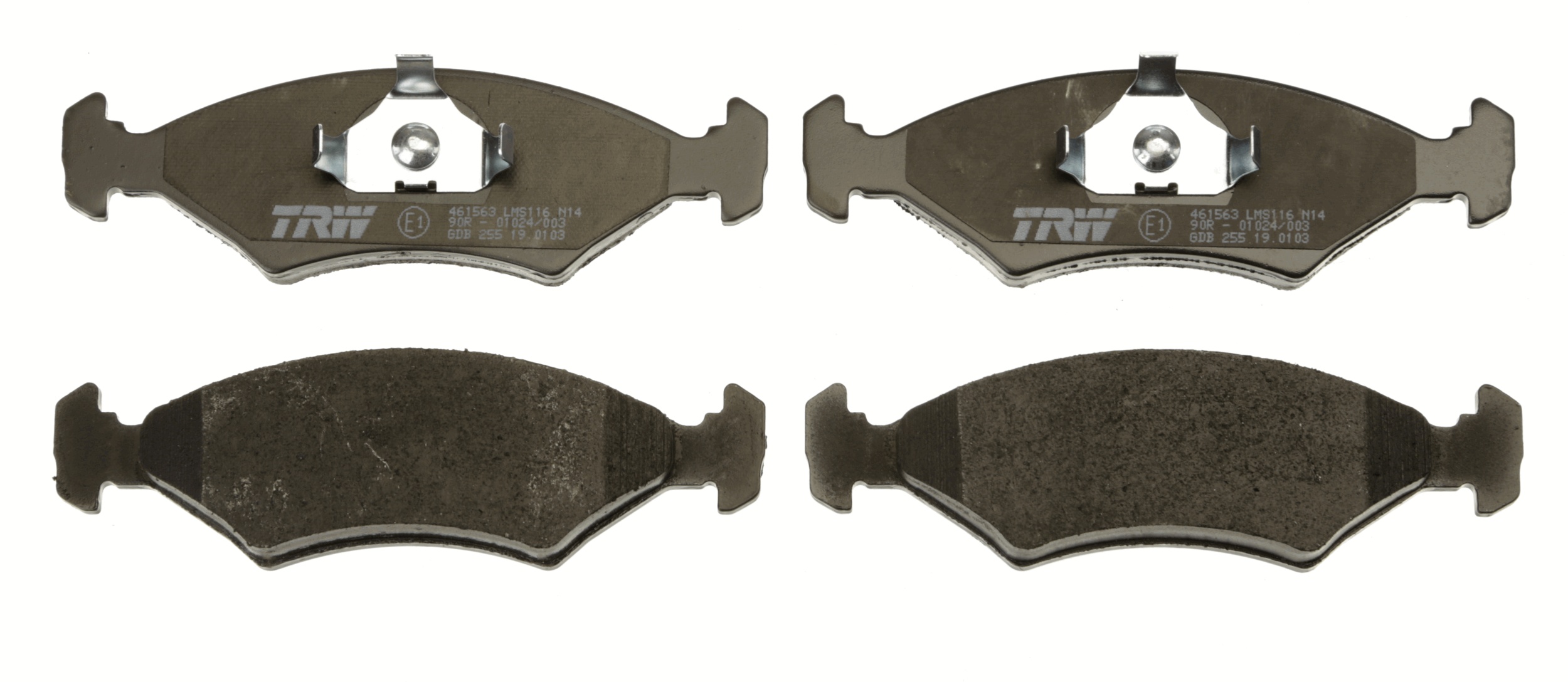 Brake Pad Set, disc brake - GDB255 TRW