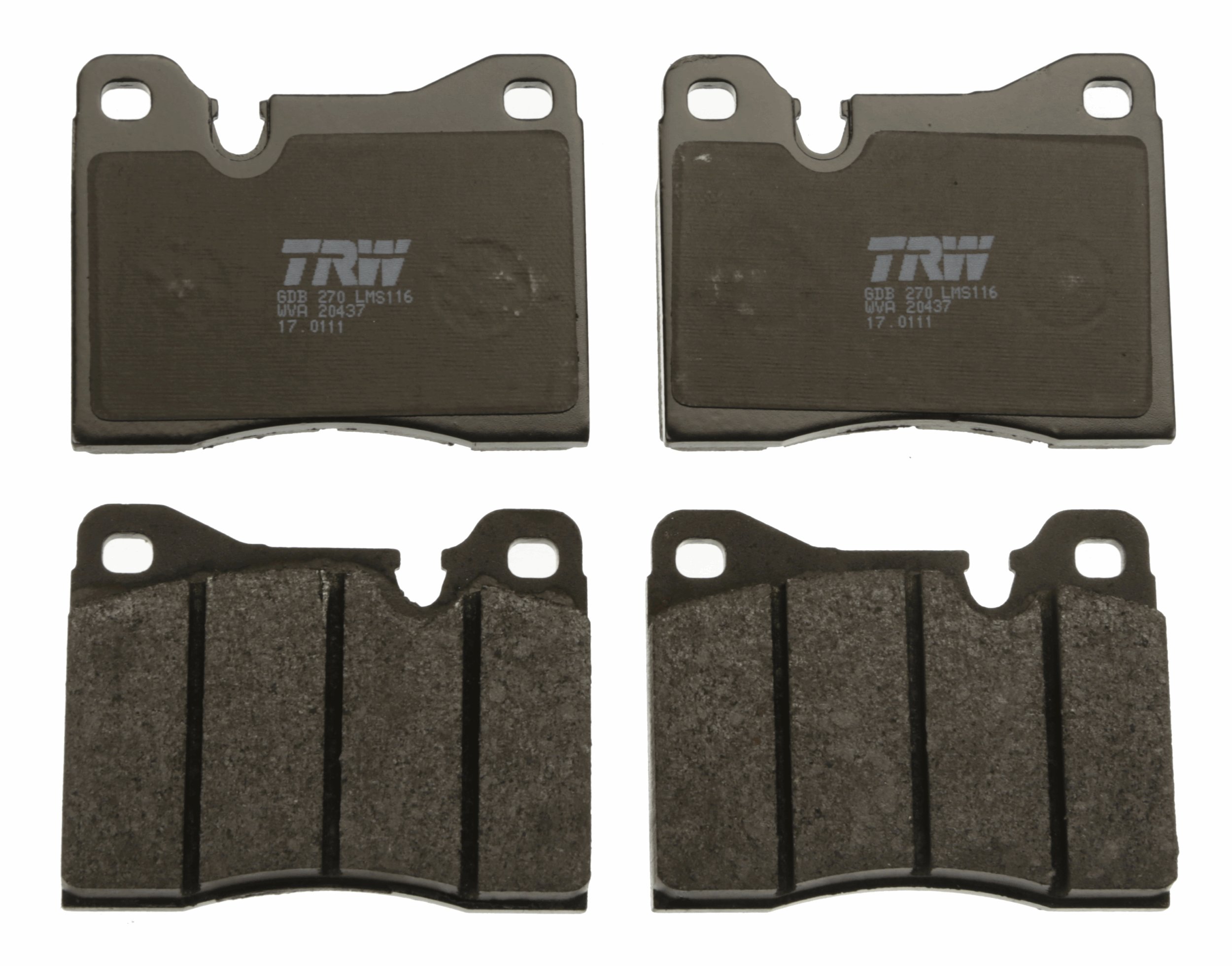 Brake Pad Set, disc brake - GDB270 TRW