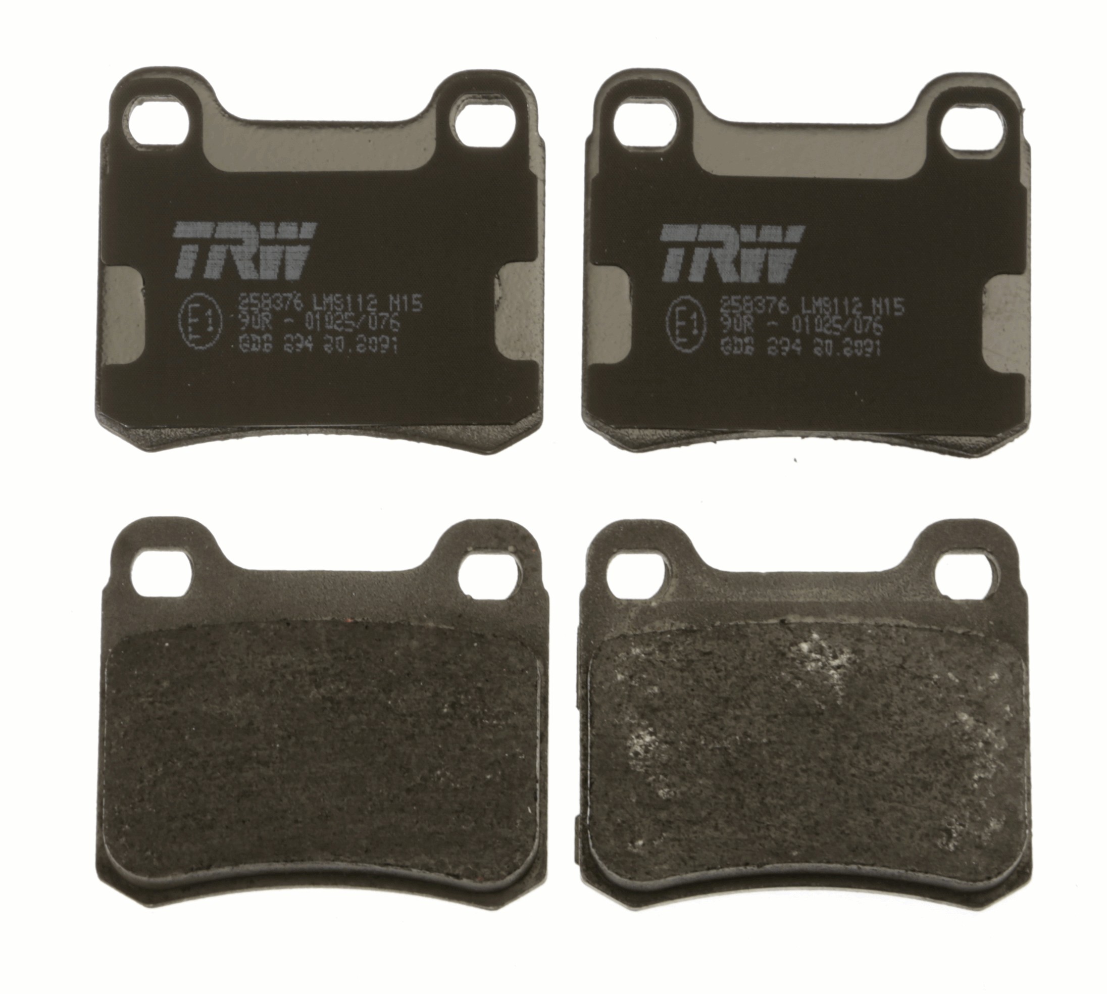 Brake Pad Set, disc brake - GDB294 TRW