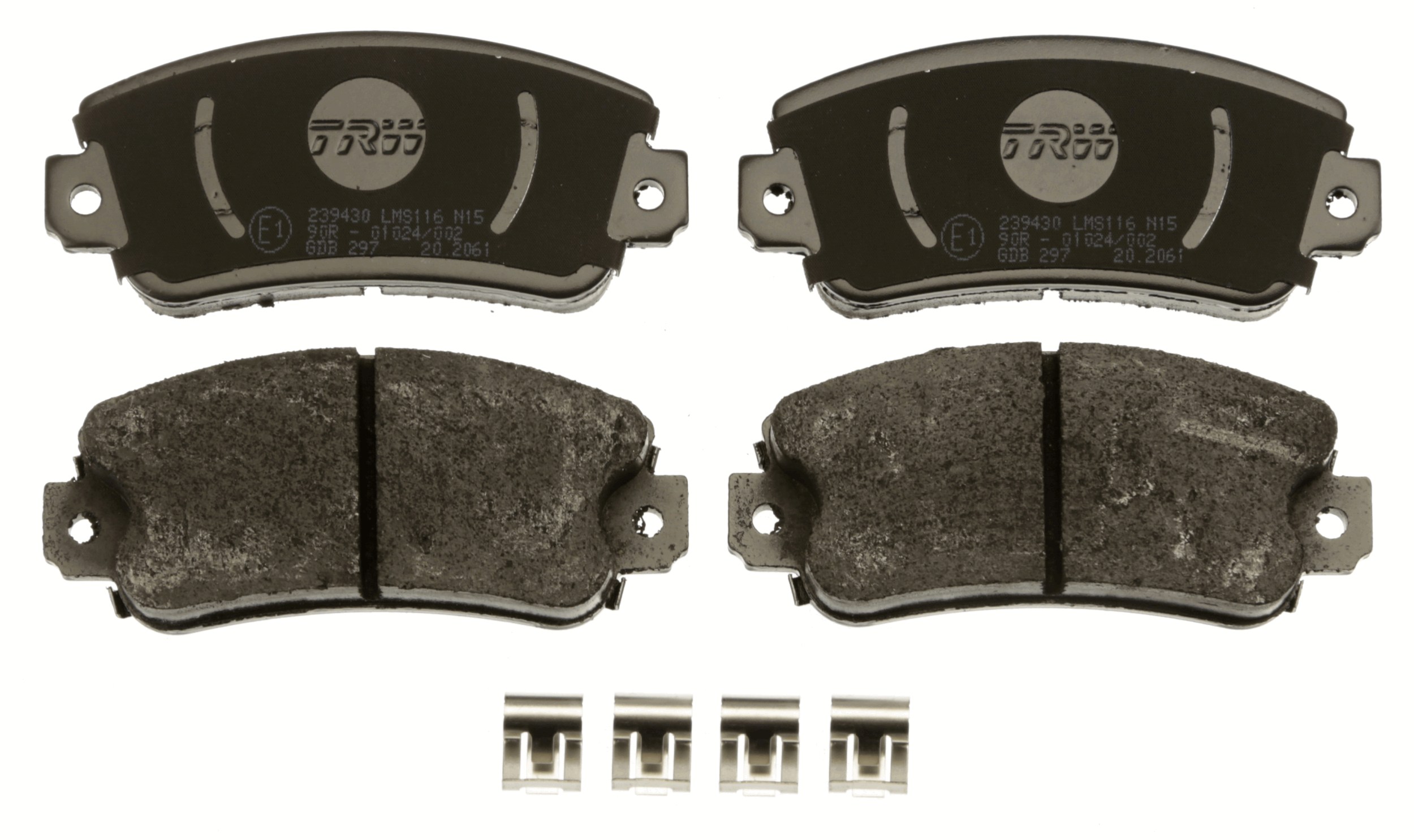 Brake Pad Set, disc brake - GDB297 TRW