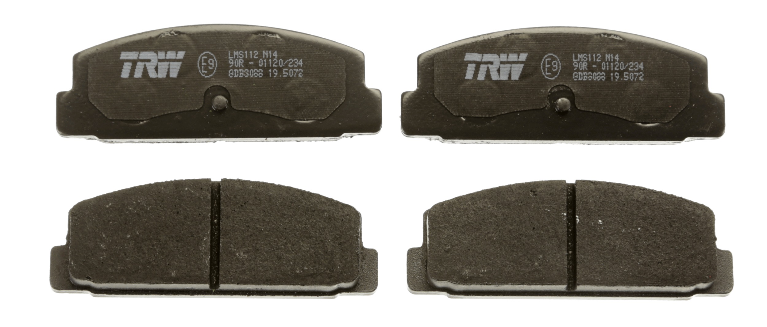 Brake Pad Set, disc brake - GDB3088 TRW